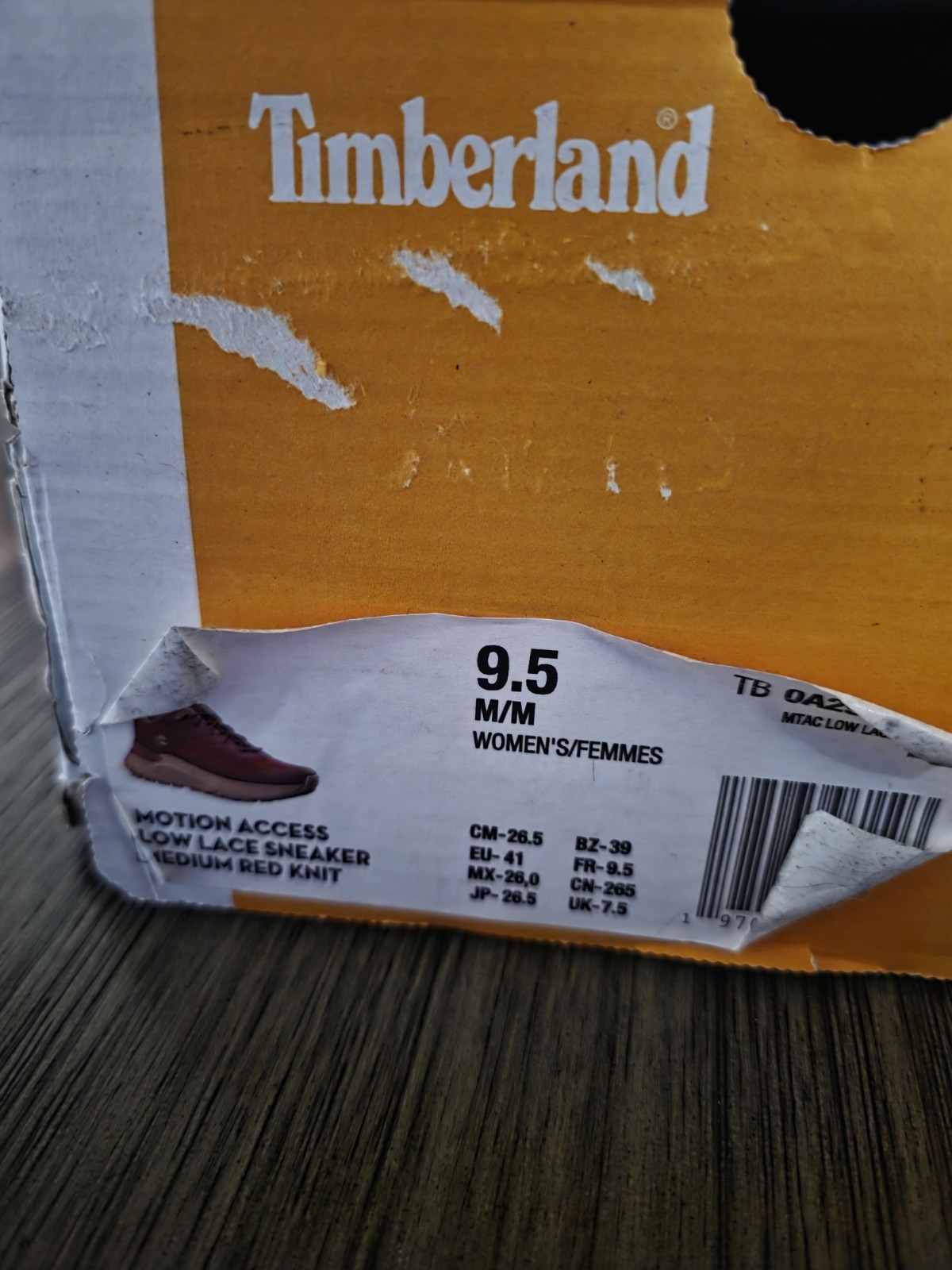 Women’s Timberland Motion Access Low LC Waterproof Natural Mesh Sneaker size 9.5