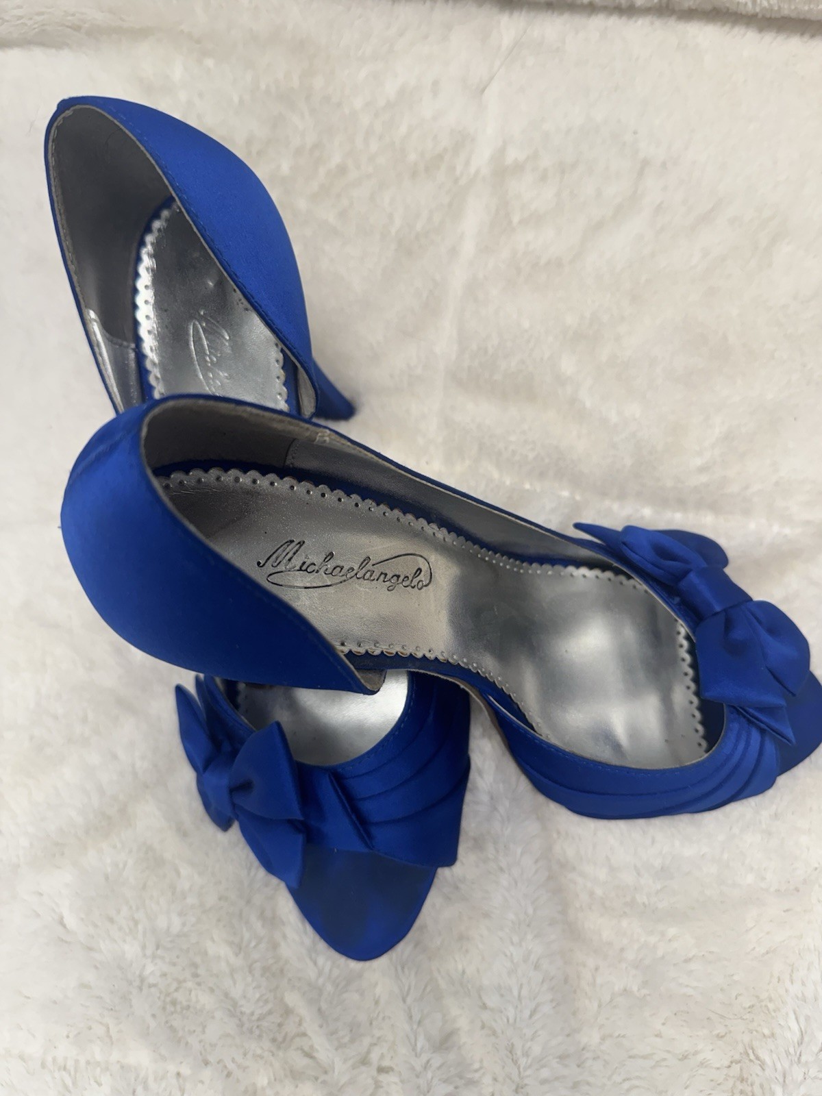 Royal Blue Pumps – Wedding Shoes Maribelle Women’s Size 10M