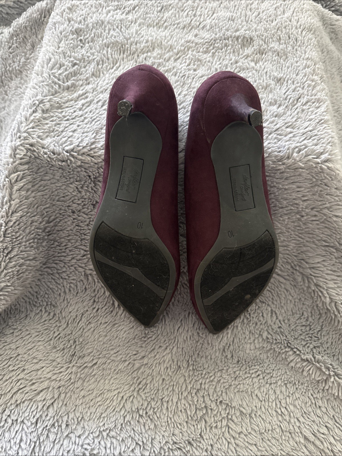 Dexflex Comfort Jeanne purple faux suede pointed-toe pumps