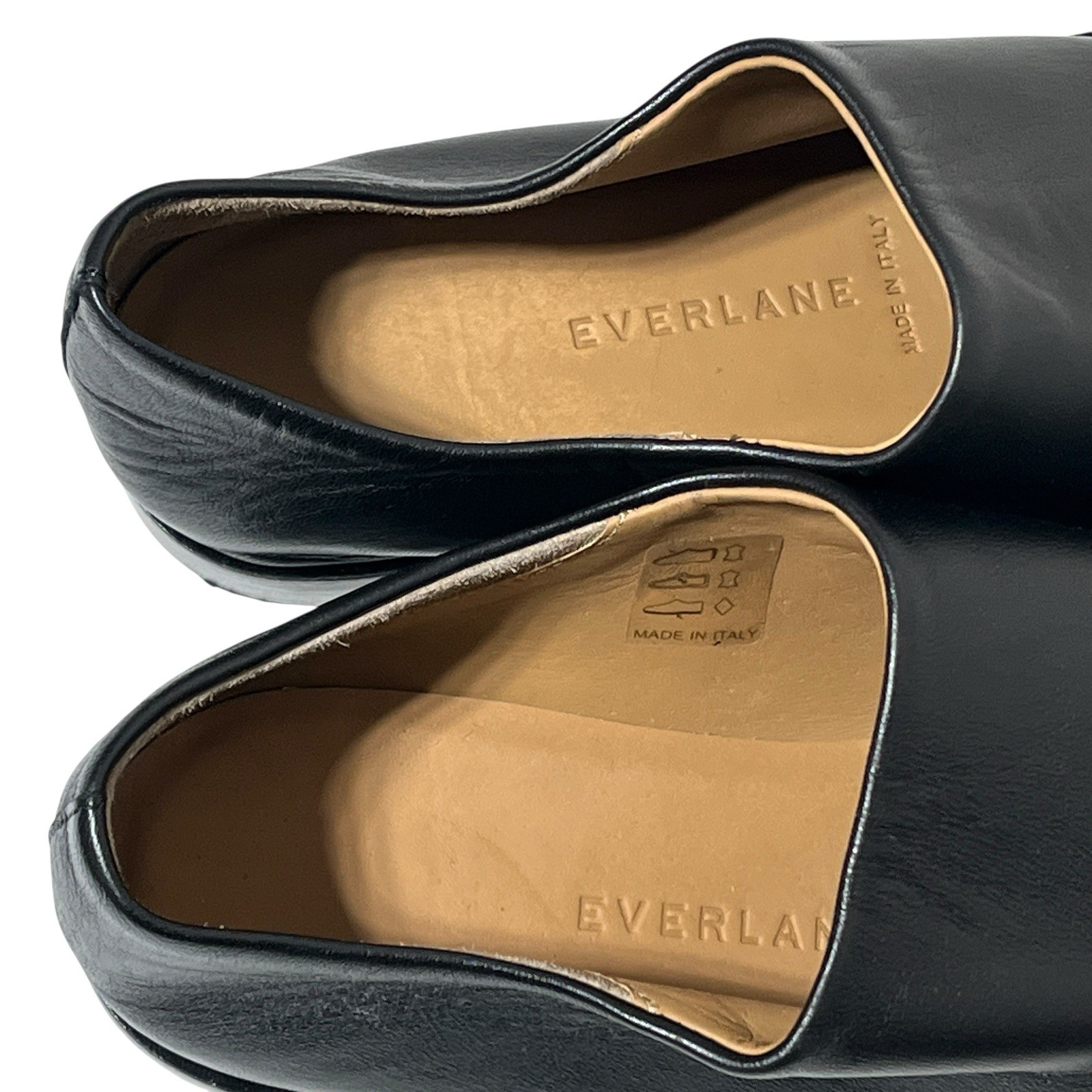 EVERLANE Modern Convertible Babo Loafer Mule 7.5 Black Italian Leather Slip-on