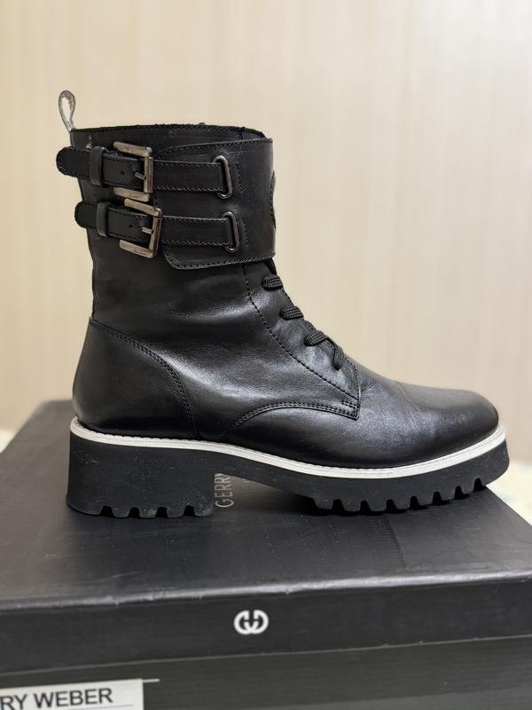Women Gerry Weber boots black leather 41