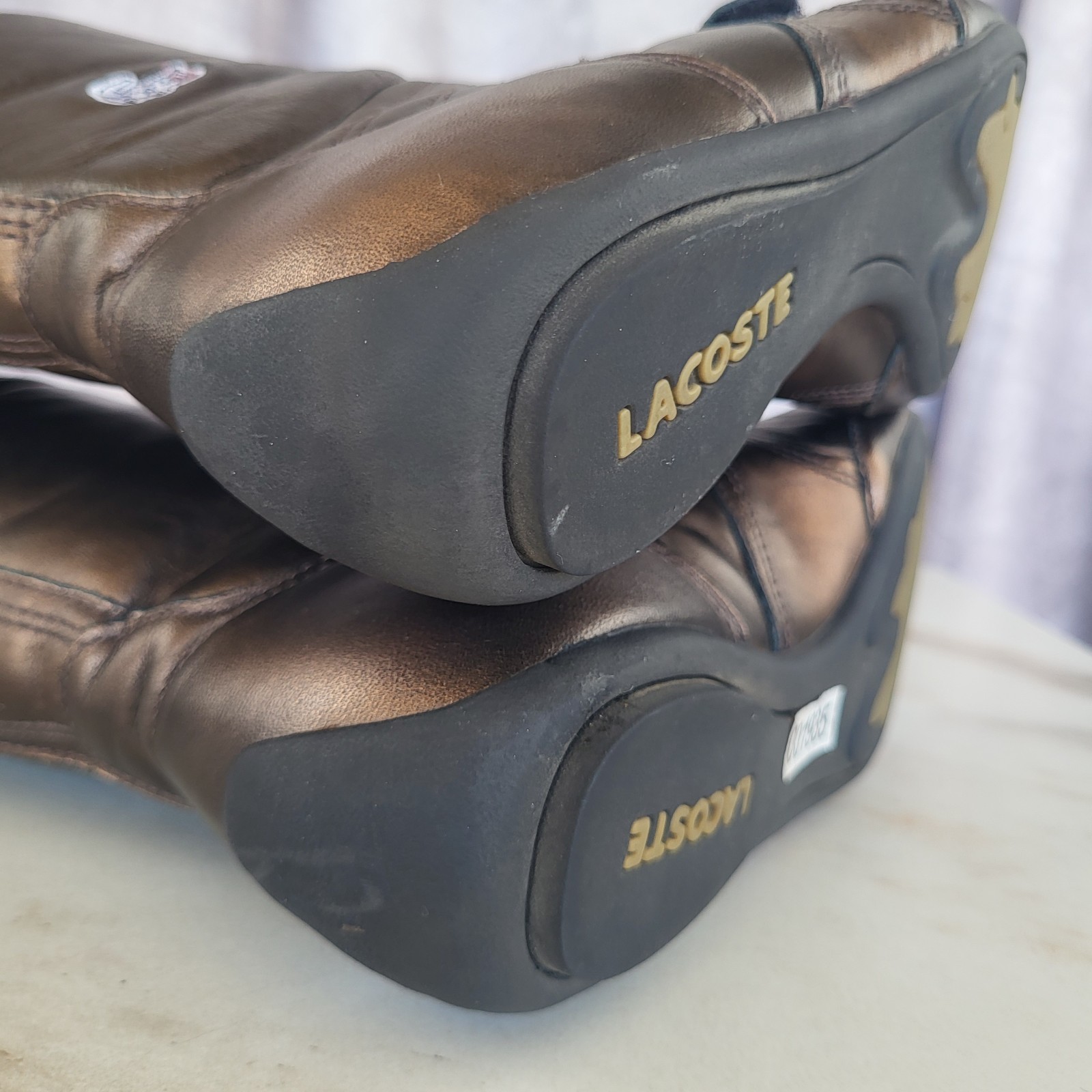 Rare Lacoste Futro Solar Earl 93T Sport Knee High Riding Boots Size 6.5
