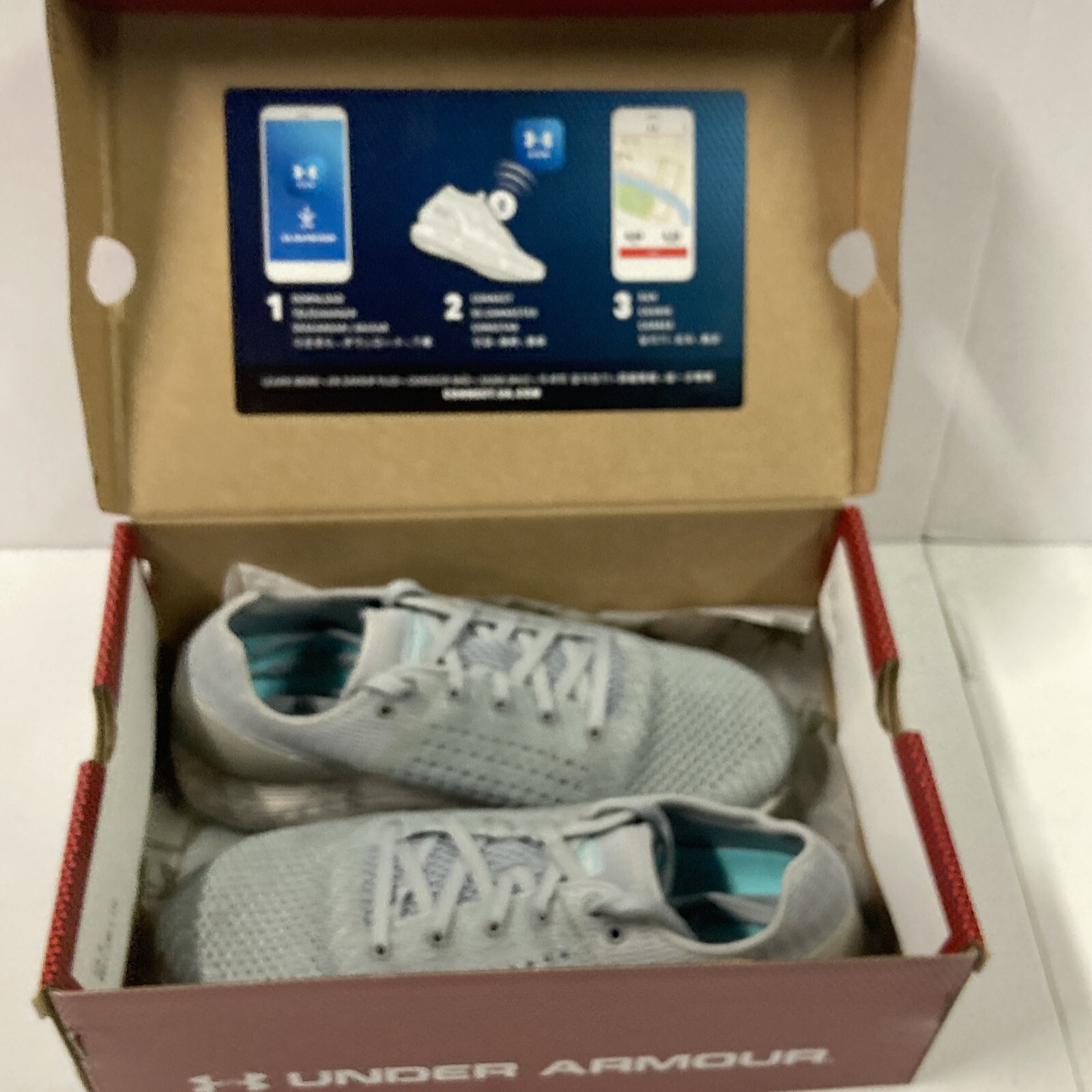 Under Armour Women’s HOVR Sonic CT 1.1 Running Shoes 3022754 100 Gray (Size 8.0)
