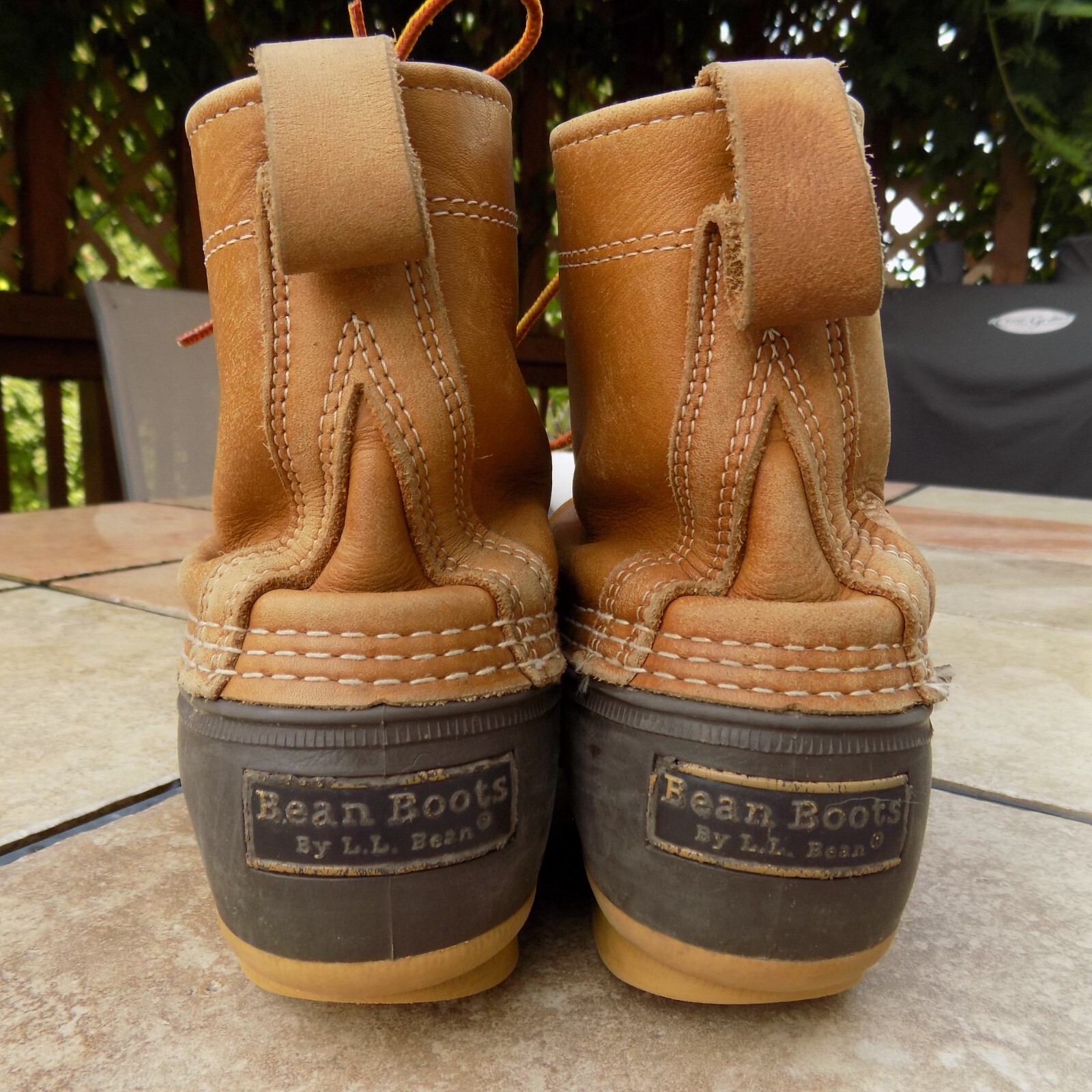 LL Bean Duck Boots Made In Maine Vtg Classic Unlined FN Men 8/Women 10 Narrow