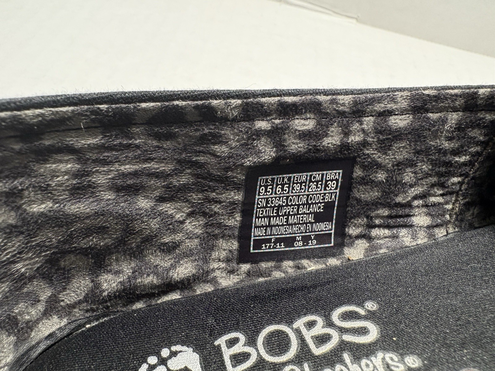 Bobs From Skechers Memory Foam Arch Pillow Women’s Size 9.5 Black
