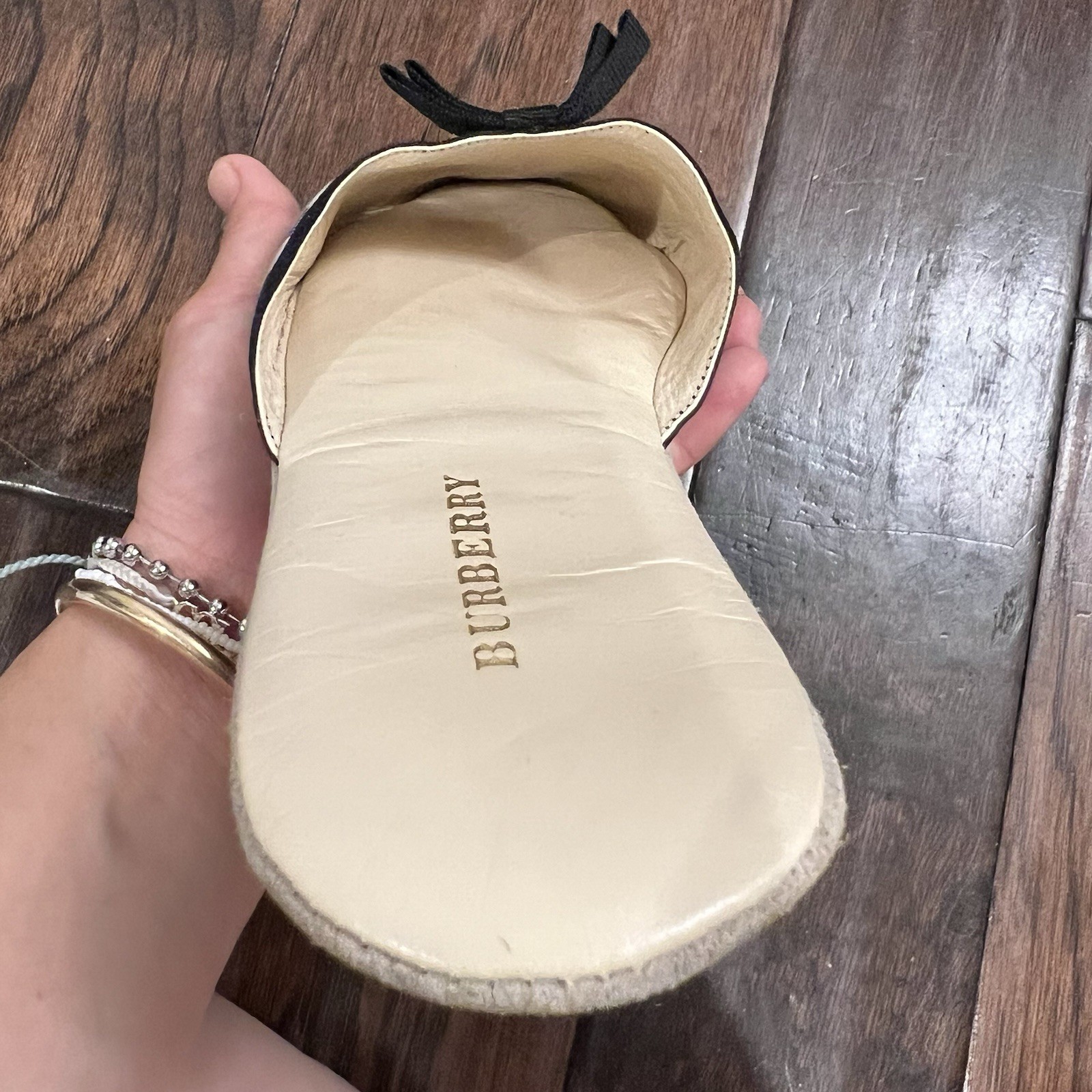 Authentic Burberry Nova Check Slipper