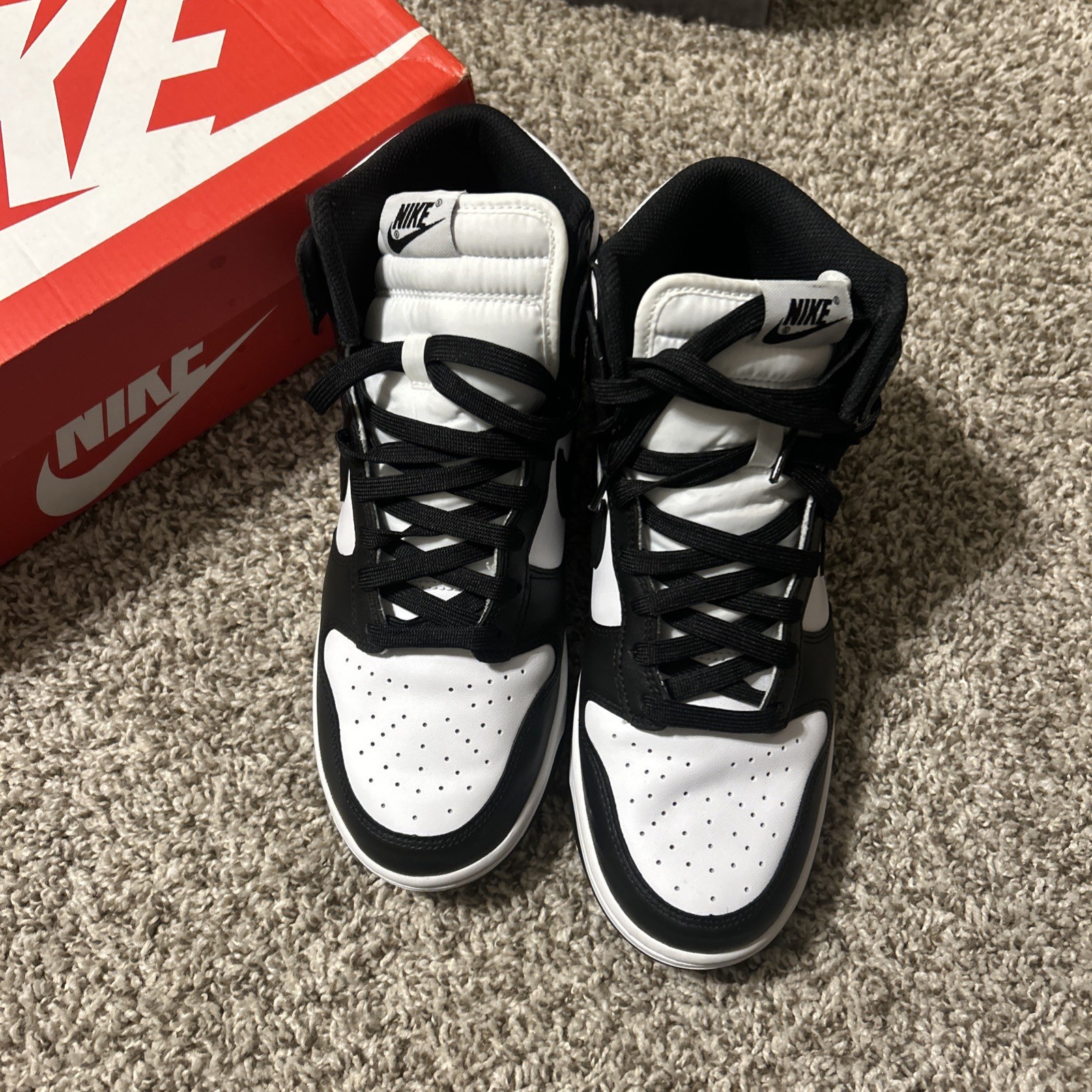 Nike Dunk High Panda White Black DD1869-103 Size 9 Men’s 10.5 Women’s