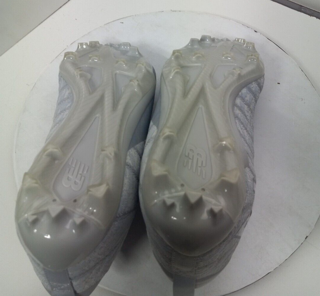 New Balance Burn X Low Gray Lacrosse Cleats Womens Sz 12 D Wide