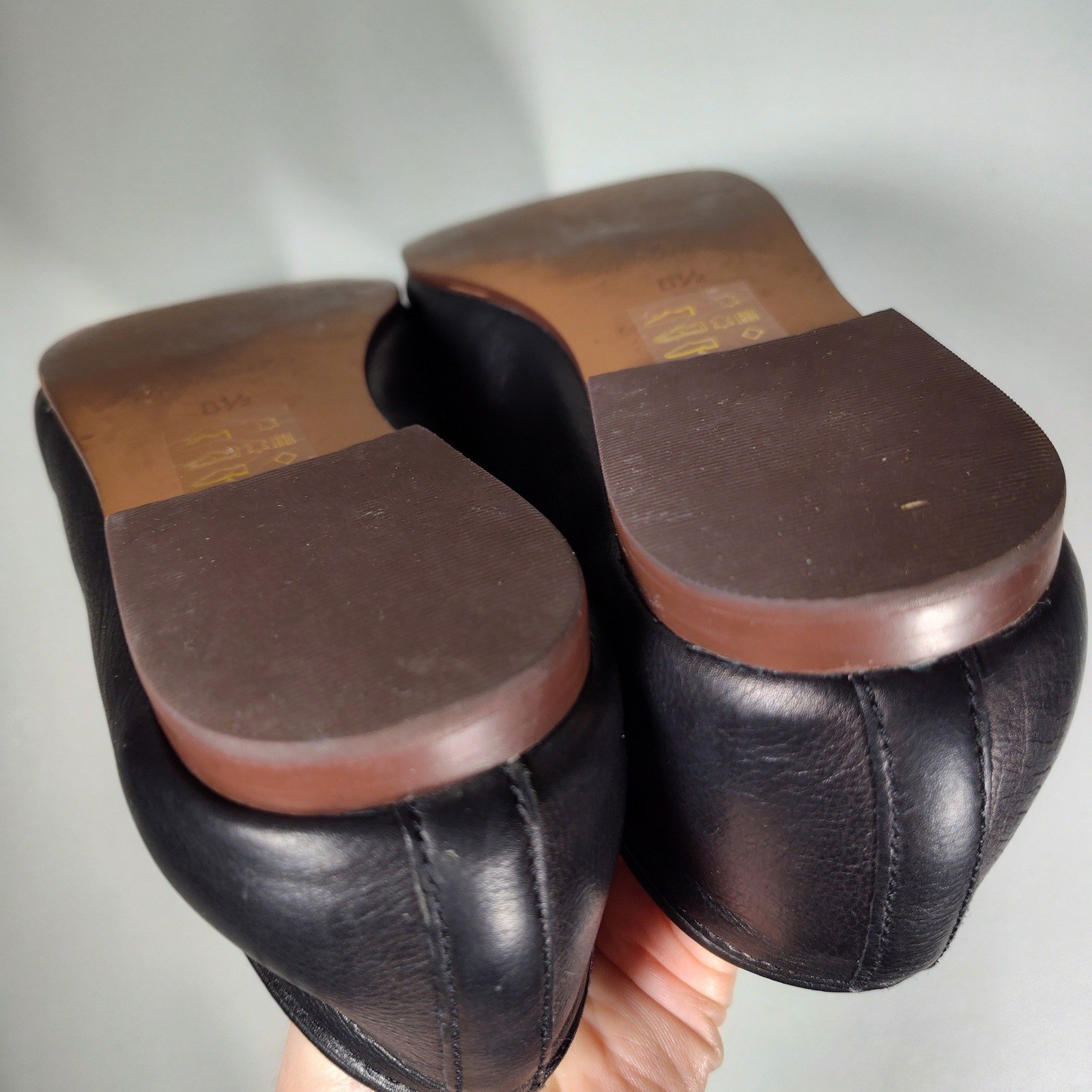 Madewell The Lacey Loafer True Black Leather Penny Loafer Womens size 8.5 NN049