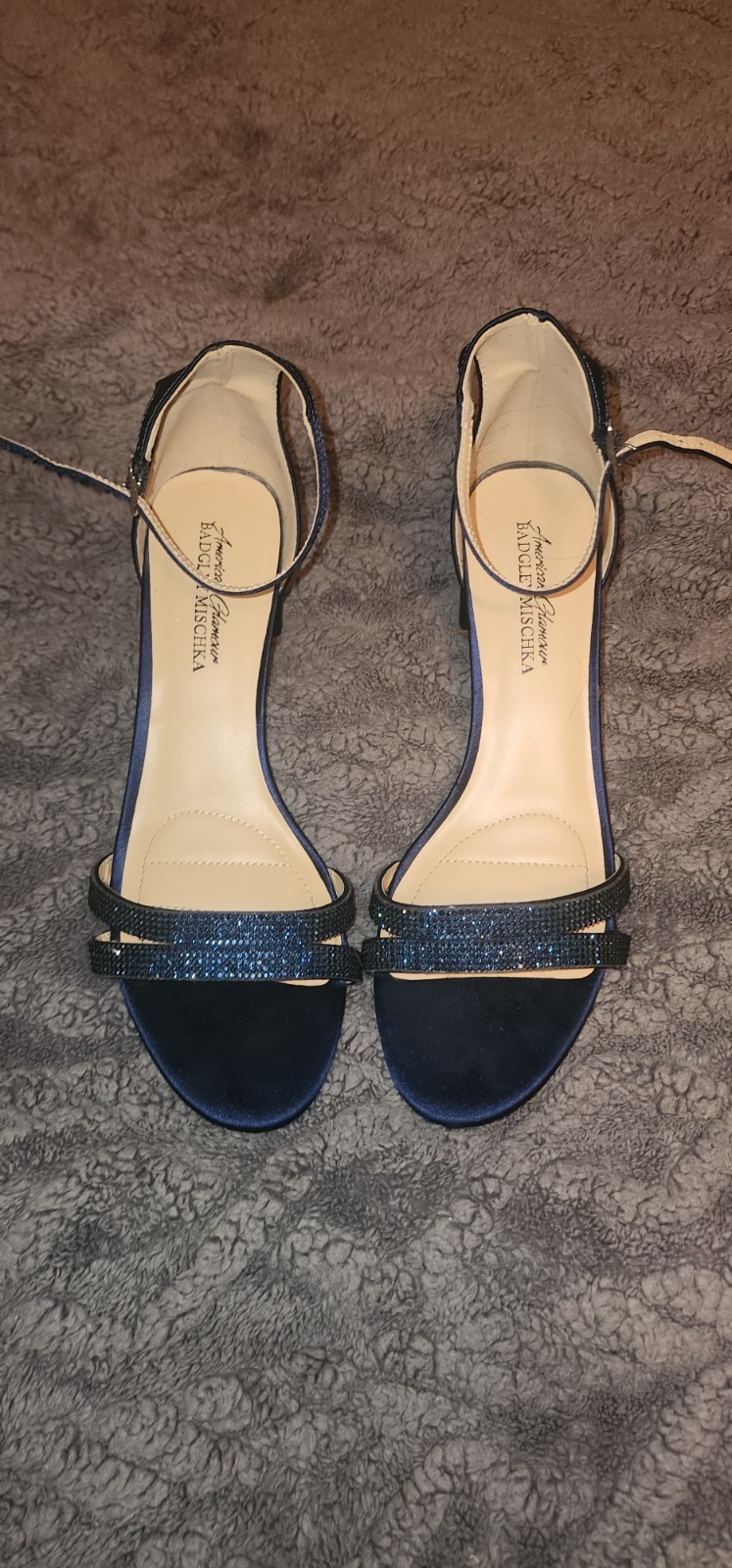 Women’s Navy Blue Heels, Size 8.5