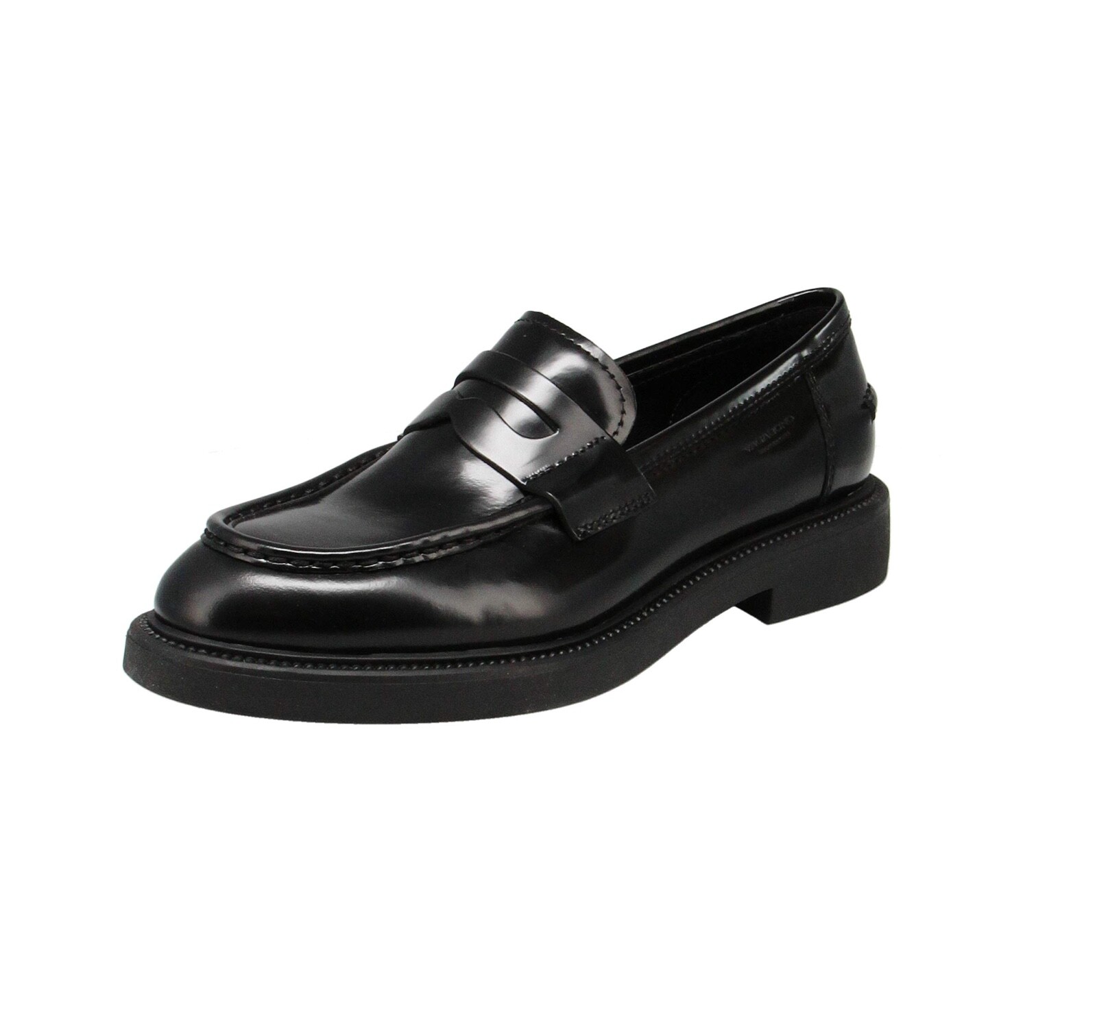 Vagabond Shoemakers Alex W Polished Leather Penny Loafer Black 2 EU 38 US 7,5-8