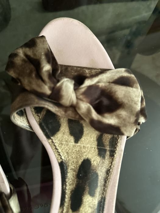 Women Dolce&Gabbana Slippers Brown Textile 38