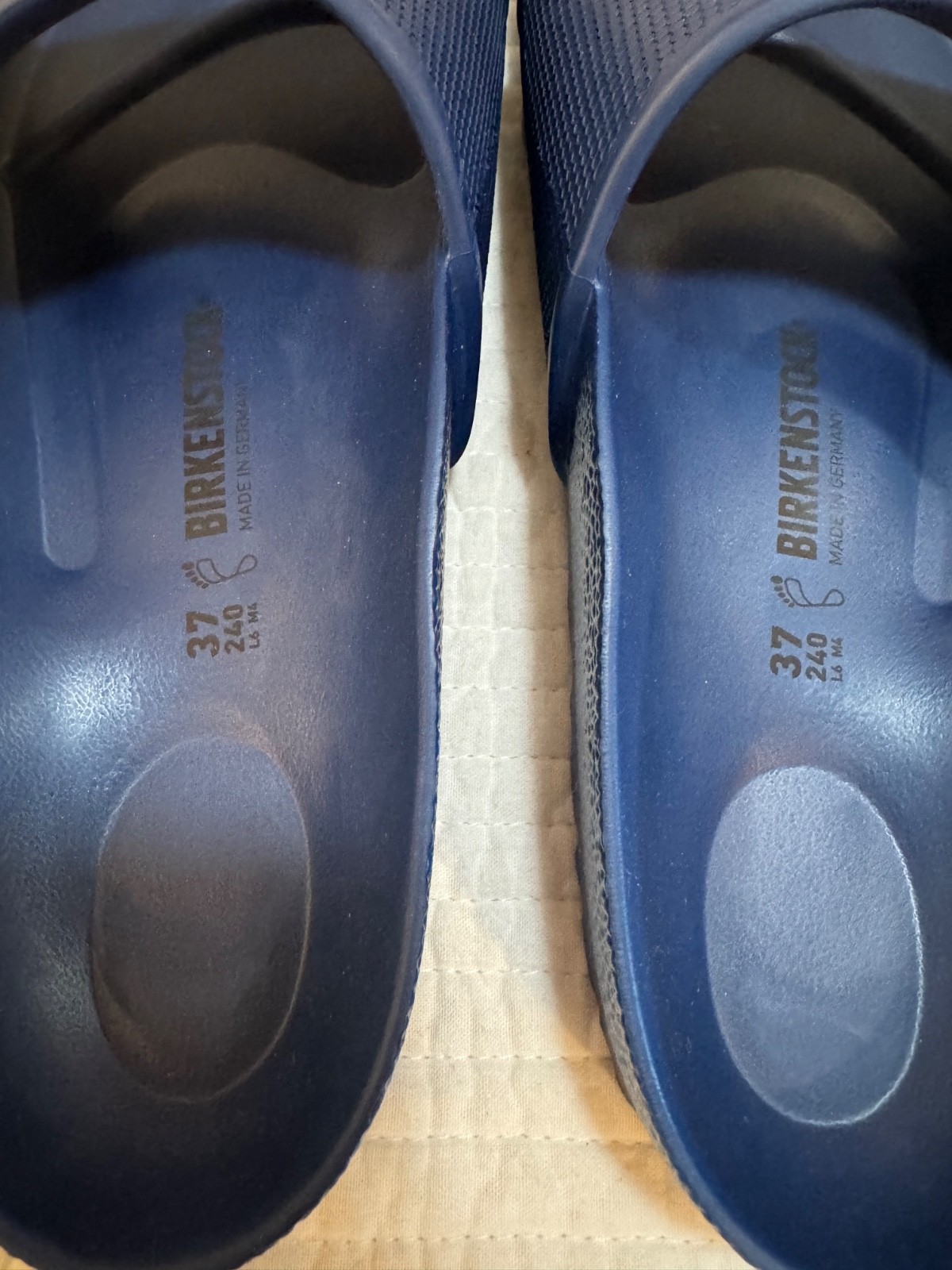 BIRKENSTOCK NIB BARBADOS EVA WATERPROOF NAVY BLUE 37 Ladies 6 Regular