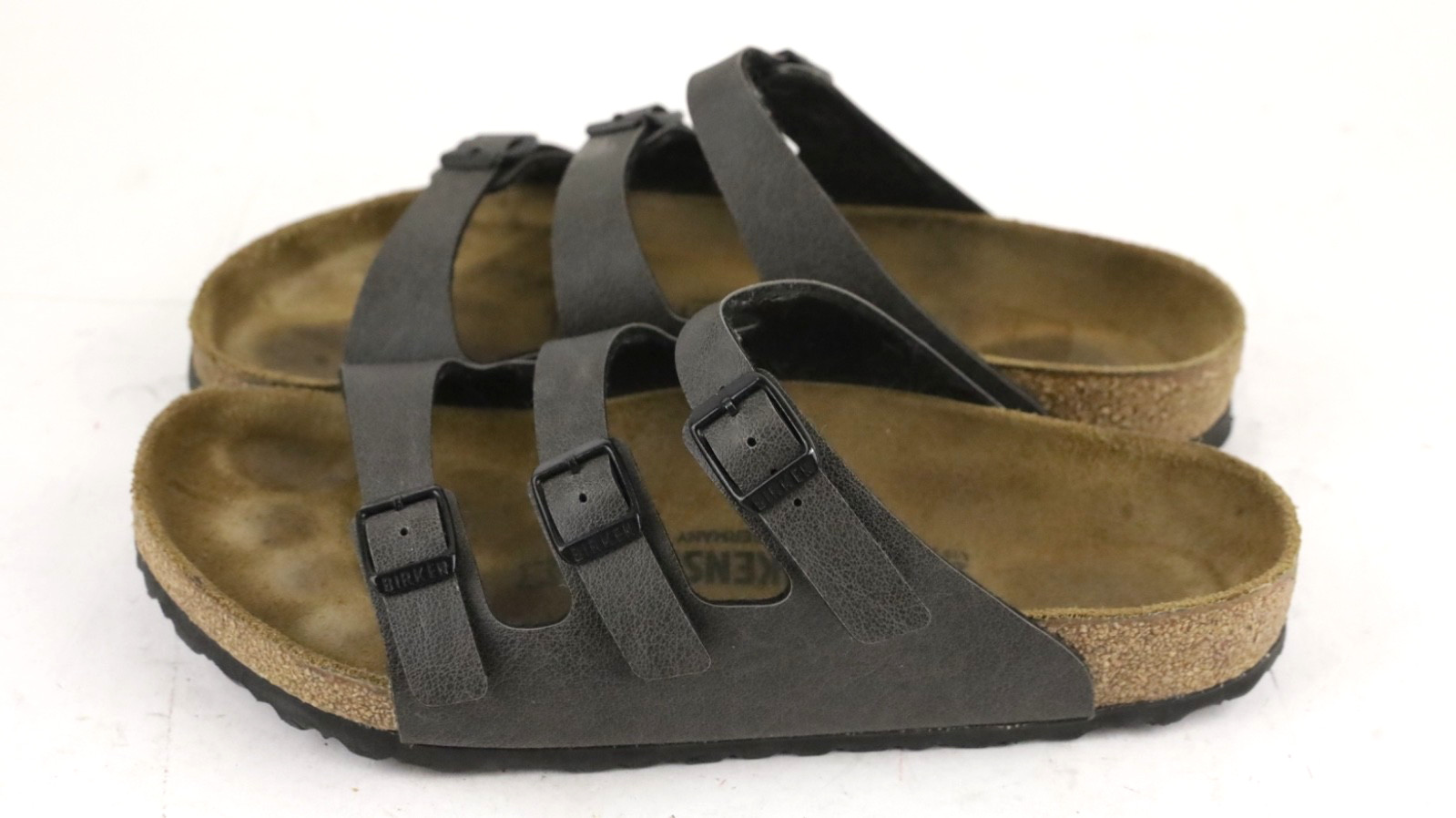 Birkenstock Florida Birko-Flor Sandals Adjustable Straps Sz 41 EUR / W 10 / M 8