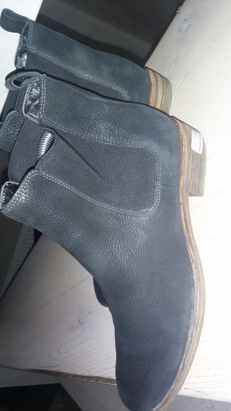 Women Ecco boots grey leather 40 #3PYQ