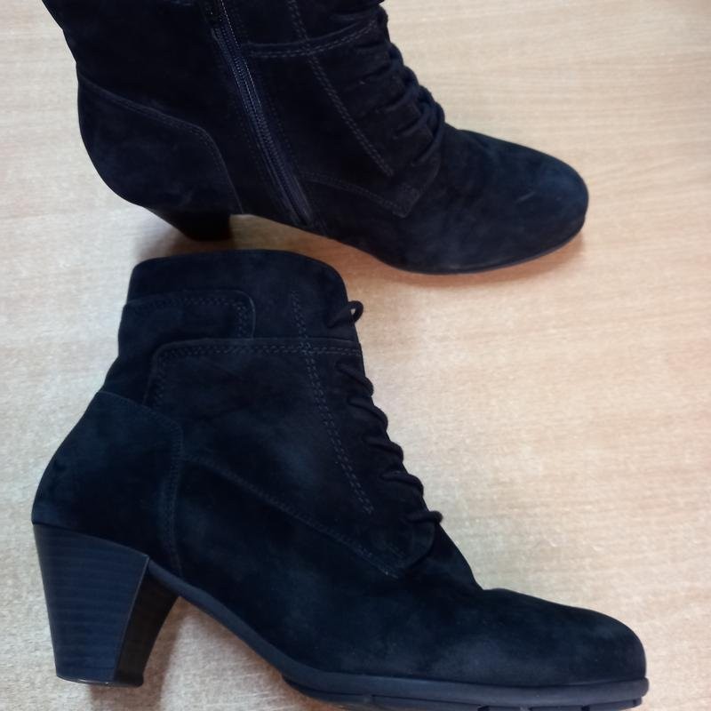 women gabor boots black nubuck 37.5
