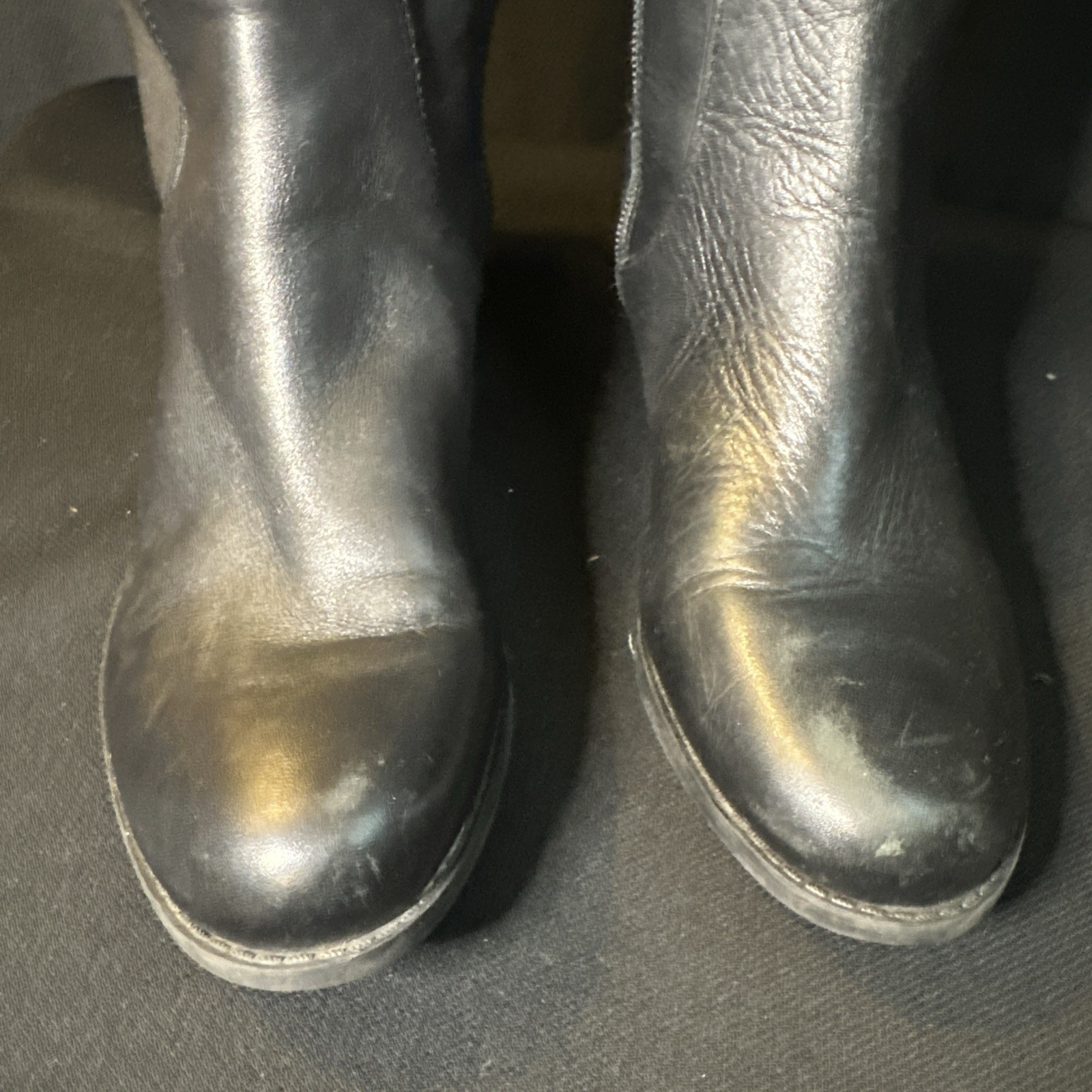 GIANNI BINI BLACK BOOTS Size 6.5 USED Good Condition See Photos