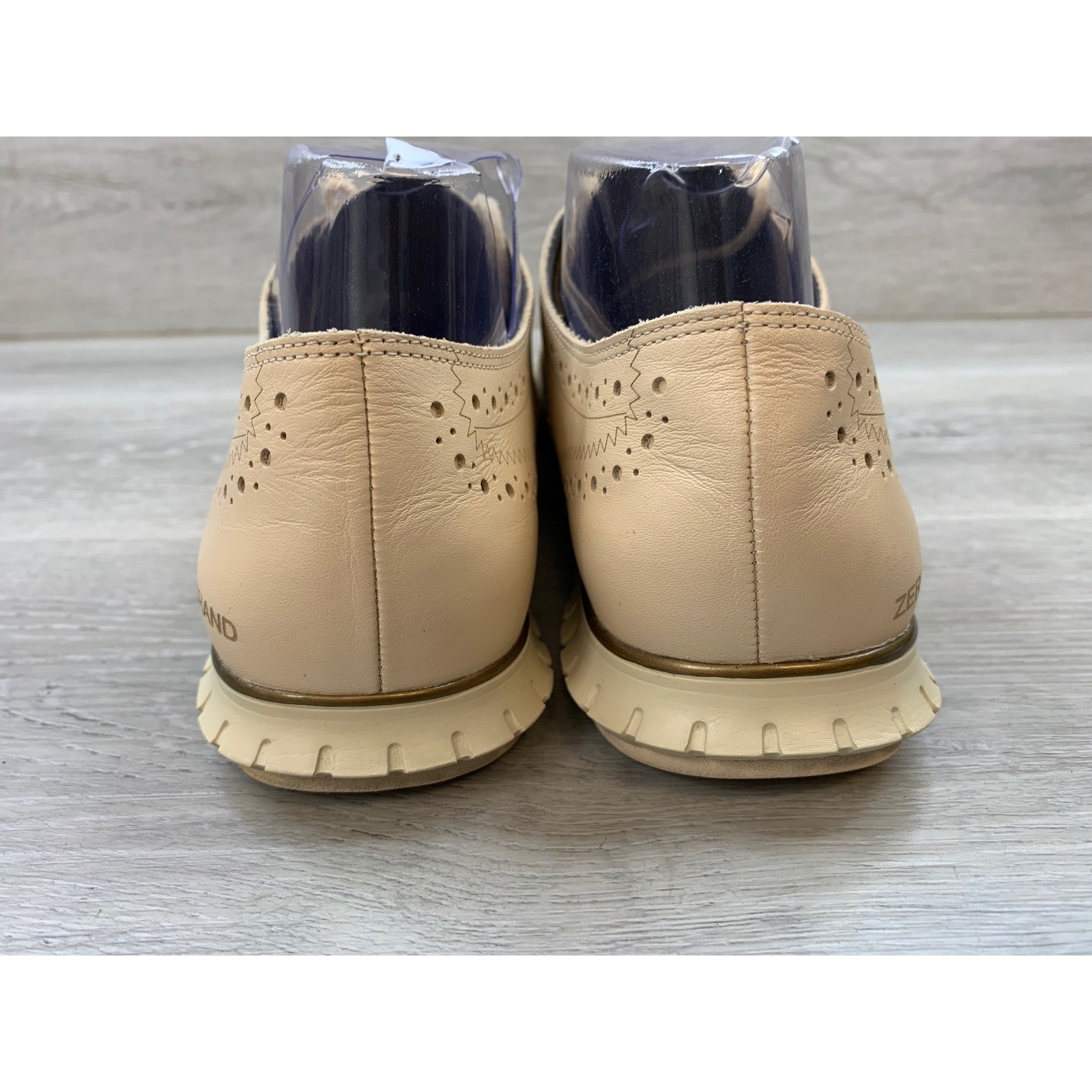Cole Haan Zerogrand Women’s Wingtip Oxford Beige Leather 10.5 Comfort Shoes