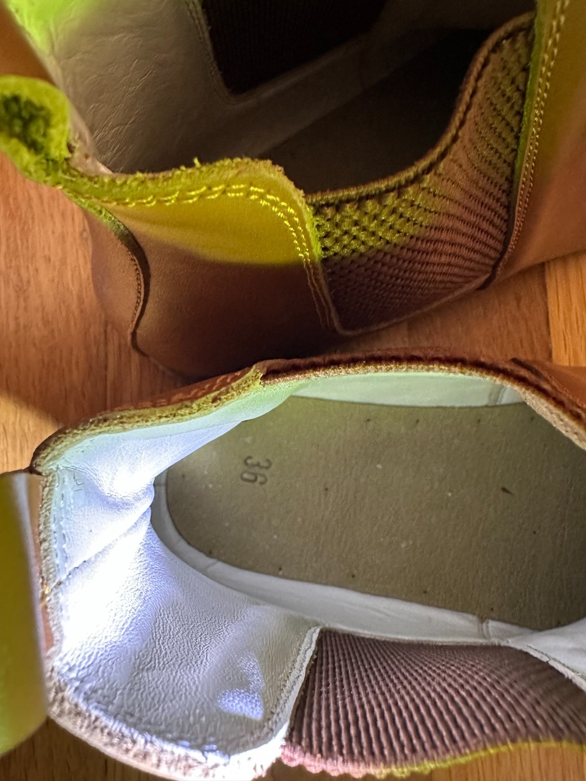 BRAND NEW in BOX! PELANIR Barefoot Chelsea Boots «CARIA» SIZE 36 USA 6/6.5