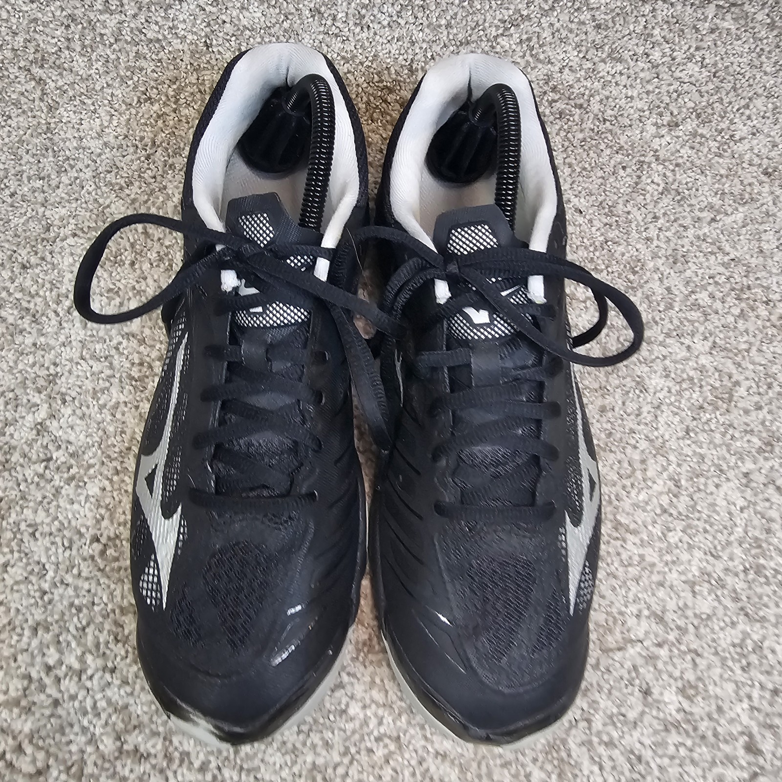 Mizuno Shoes Womens Size 10 Sneaker Wave Lightning Z4 Volleyball Black Athletic