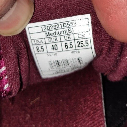 NICE Brooks Ricochet Womens Wild Aster Burgundy Running Shoes 8.5B 8.5 B