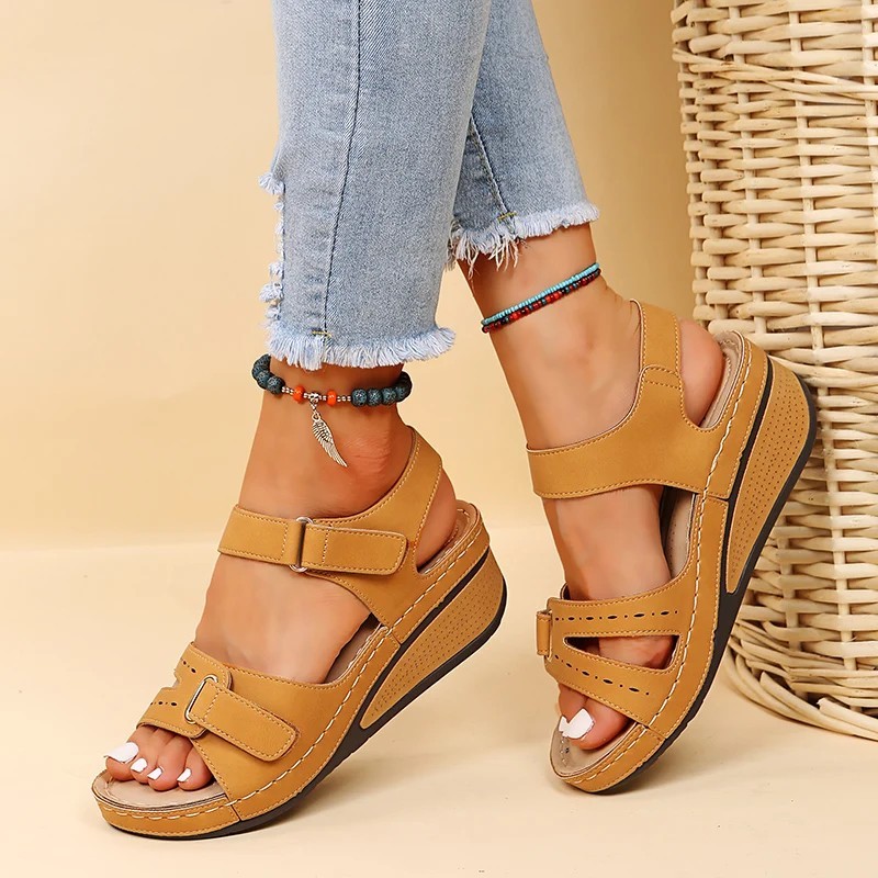 2026 NEW Women’s Orthopedic Wedge Sandals Soft Sole Comfort Summer Walking Shoes