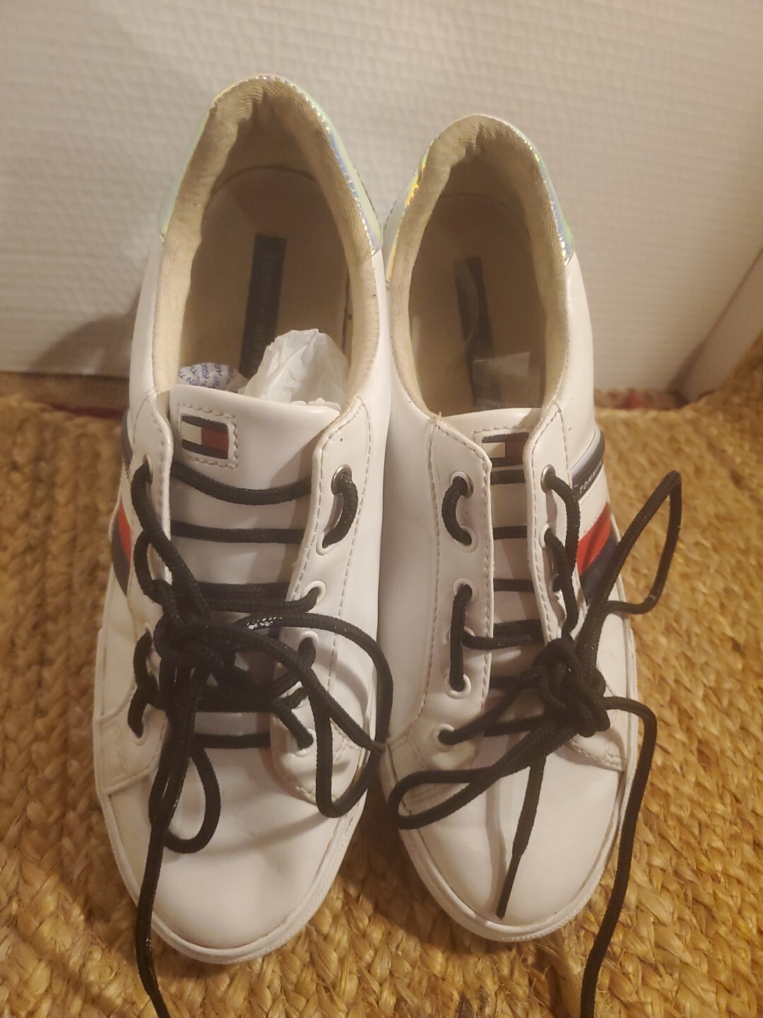 Womens Tommy Hilfiger Lawson Sneakers White Size 9 M Athletic Shoes