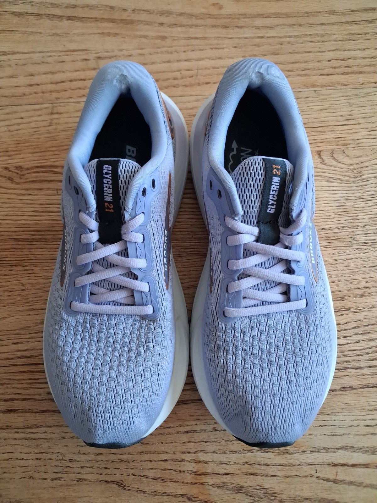 Brooks Glycerin 21 Purple 1204081B544 Running Shoes Sneakers Womens Sz 8 B