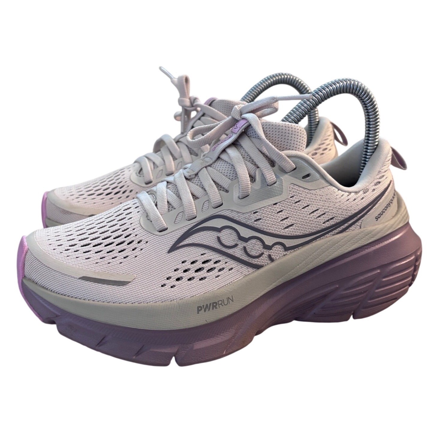 Saucony Guide 18 Women’s Running Shoes Fog Sediment Purple S10998-142 Size 6