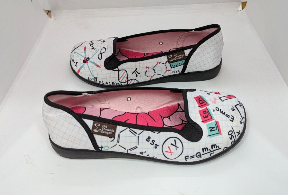 Hot Chocolate Design Women’s Flats Nerdy – AU6.5 EU36 US6 WITH BOX