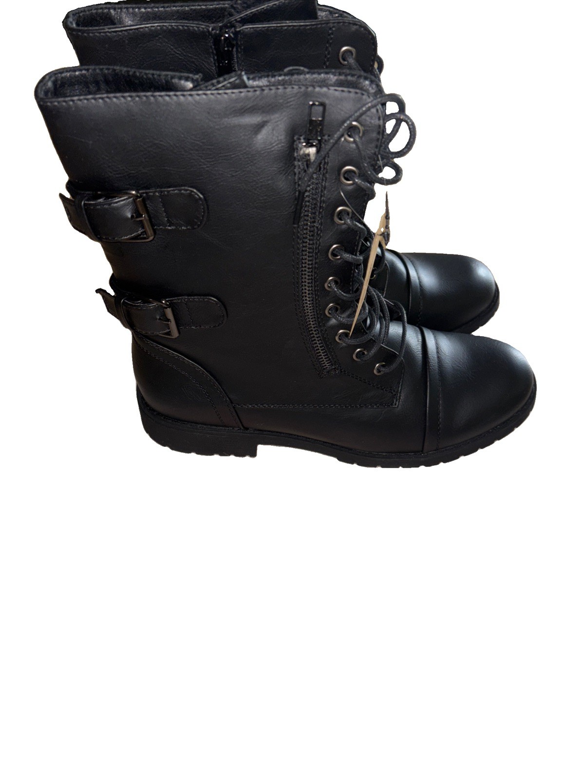 Never Worn Vepose 29 Mid Calf Boot Size 10 CJY929 In Black Leather with Box