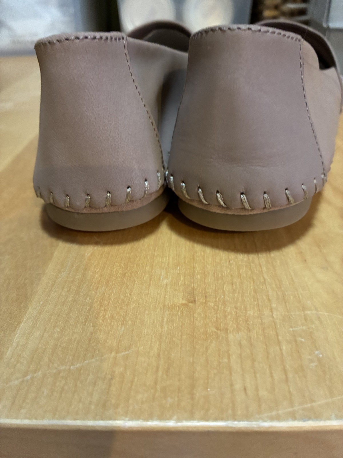 WOMEN’S FLATS- 8.5 – NUBUCK – ROSEWOOD – STYLE SOLO-NR ADAM TUCKER BY ME, TOO