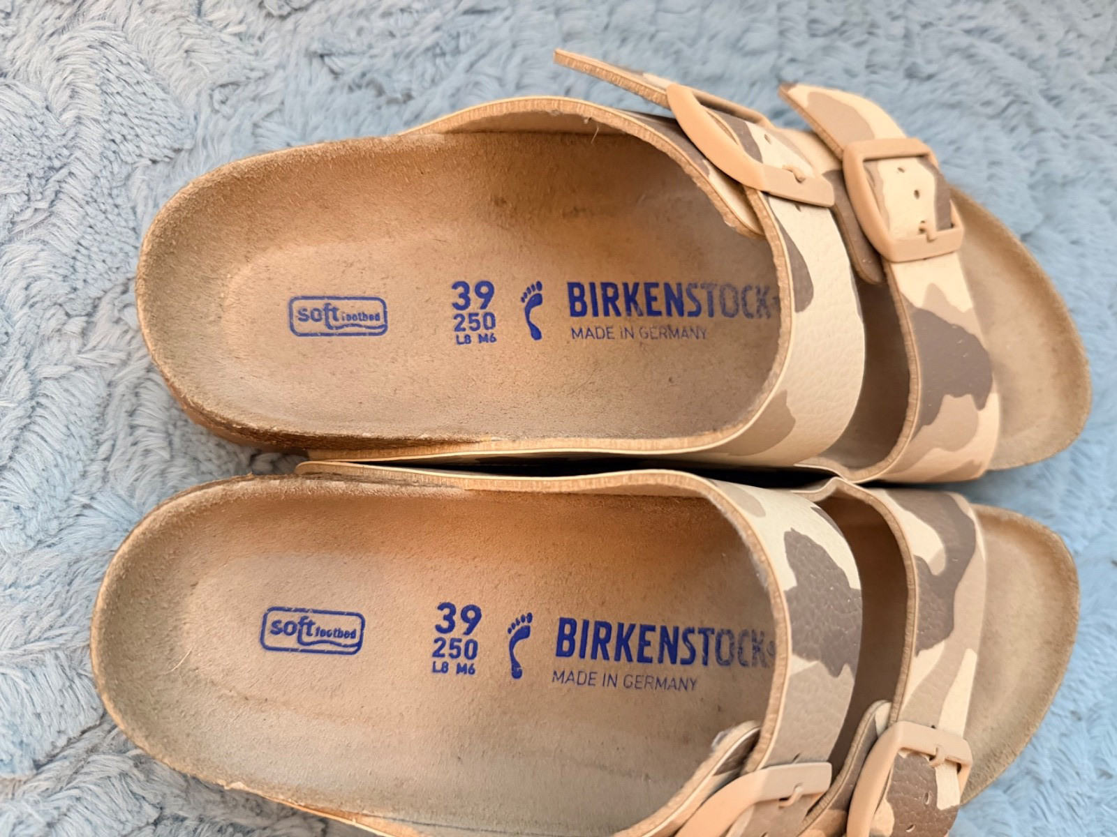 Birkenstock Arizona Soft Footbed Desert Soil Tan/Taupe Size 39 / 8.5 Narrow