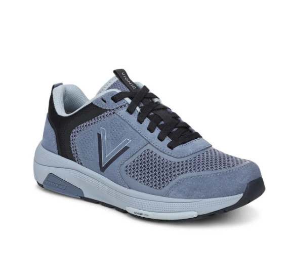 VIONIC Women’s Walk Strider Knit Sneaker, Pacific Blue (NEW WT)