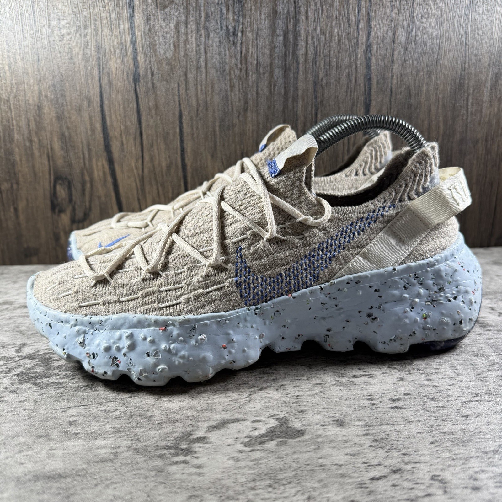 Nike Space Hippie 01 White Dutch Blue Running Shoes Women’s Size 8.5