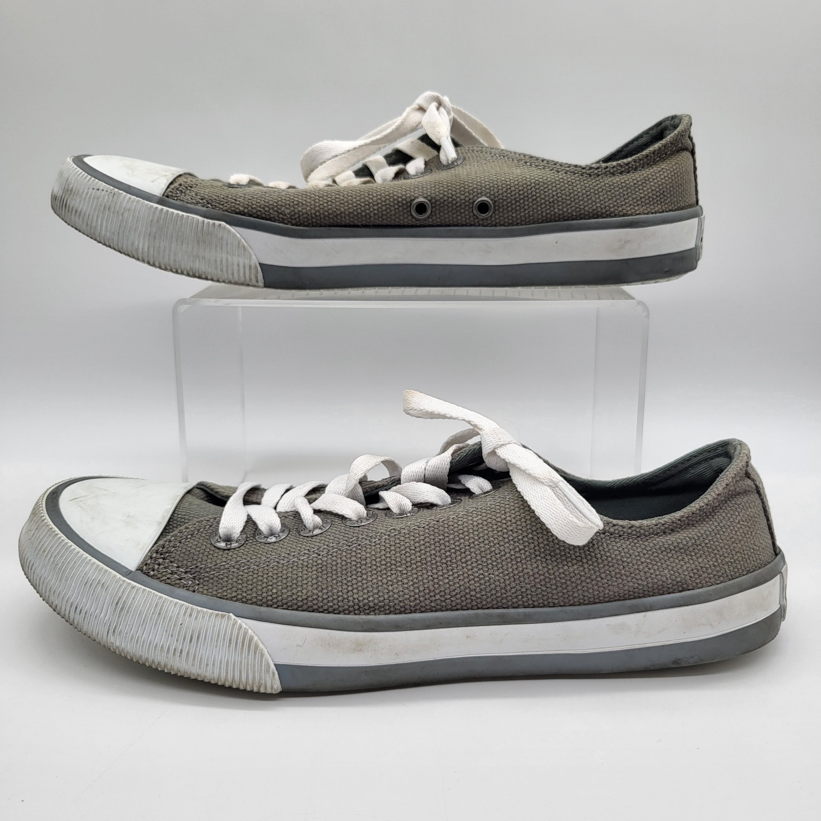 Harley-Davidson Sneakers Gray Women’s Low Top Shoes Size 7 Stock #D61010