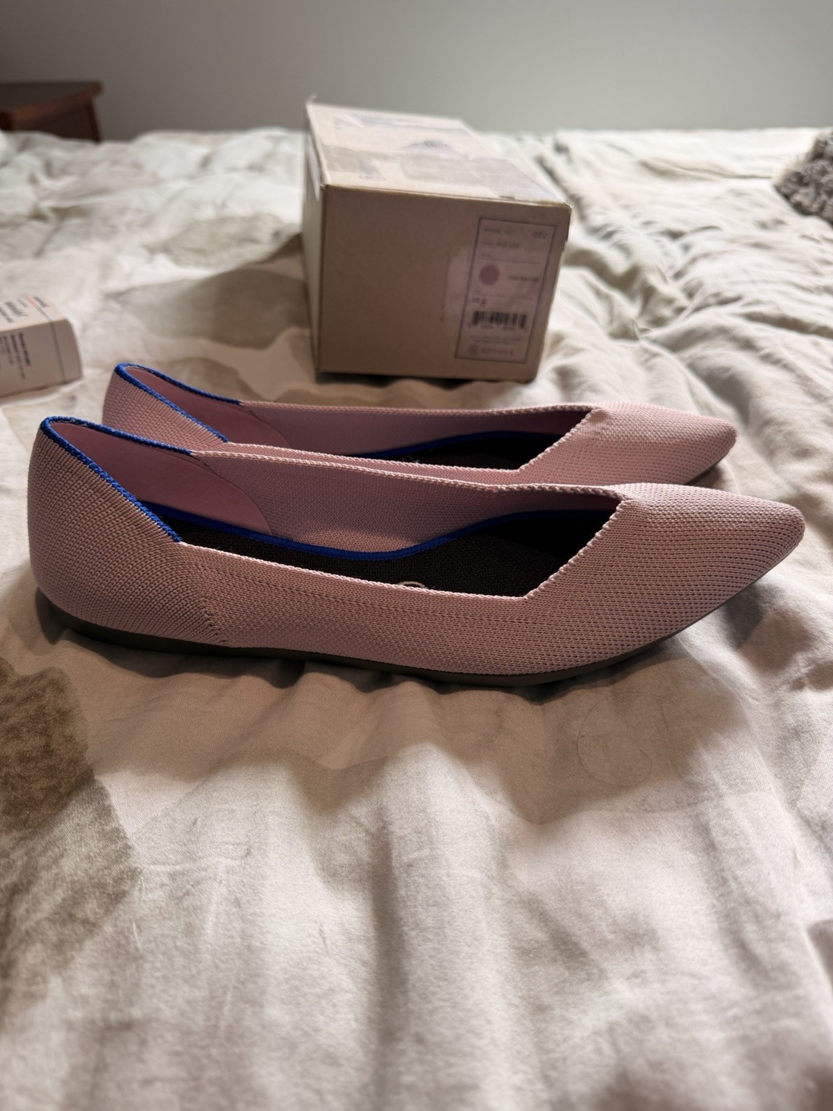 Rothys Shoes Womens 8 Petal Pink The Point Pointed Toe Ballet Flats