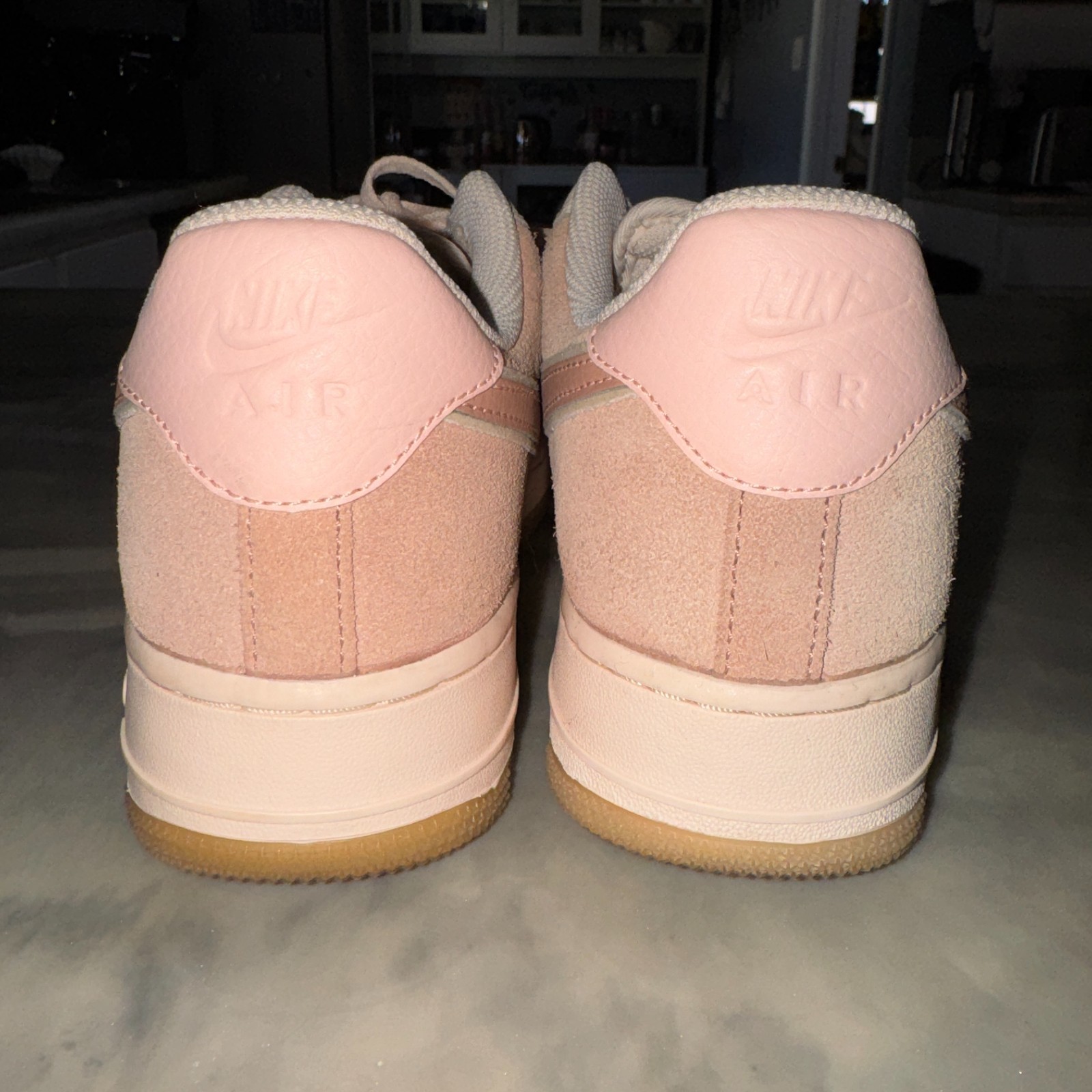 Nike Air Force 1 ’07 Premium Washed Coral Rose Gold Guava Ice Women’s 8.5 896185