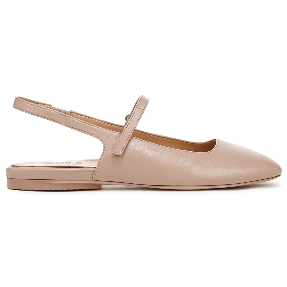 Naturalizer Womens Connie Mary Jane Slingback Ballet Flat Vintage Mauve 8.5W