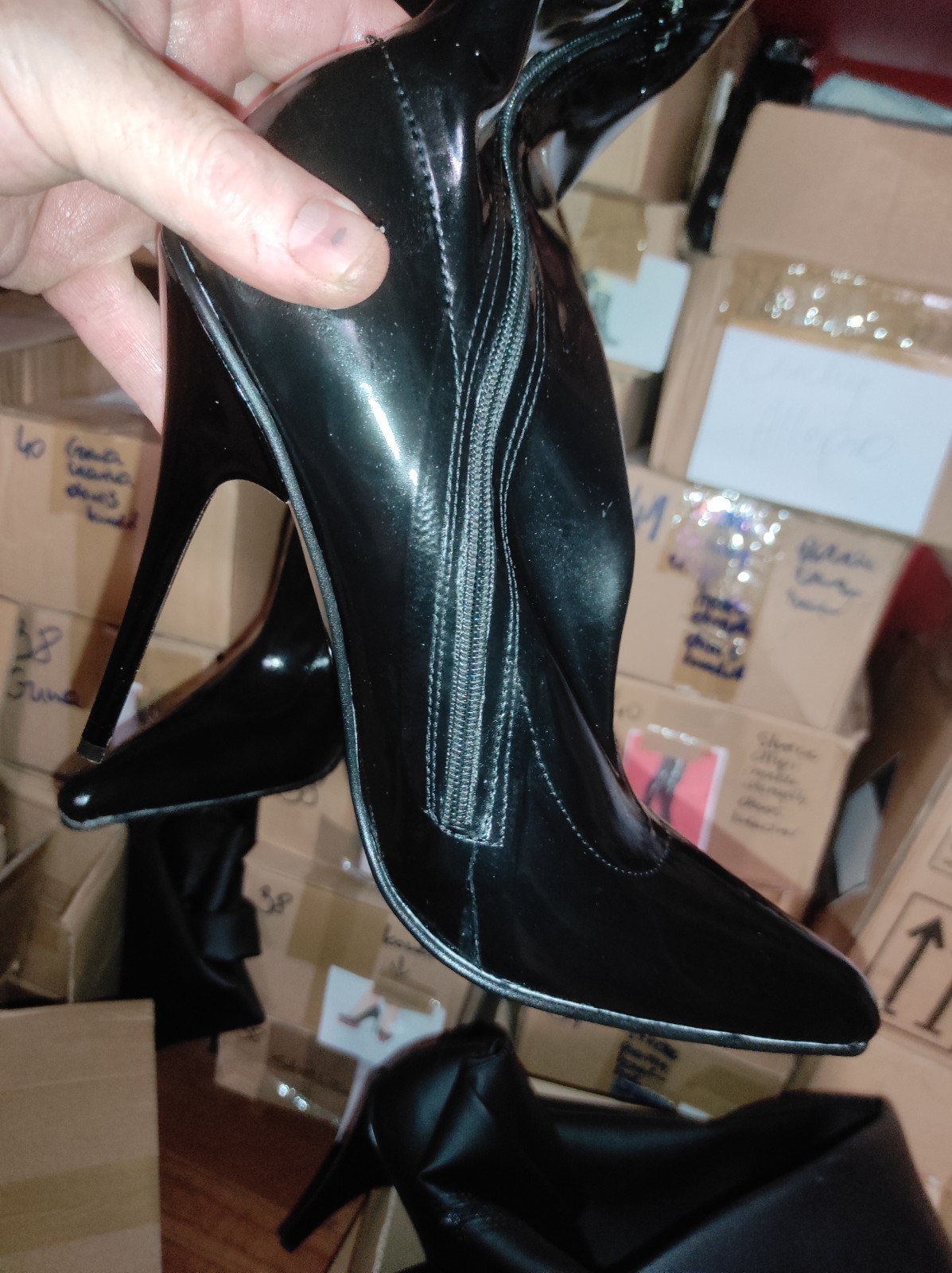 Handmade Boots Trousers Latex Rubber Heels 13cm Many Colours 41-47 Poland