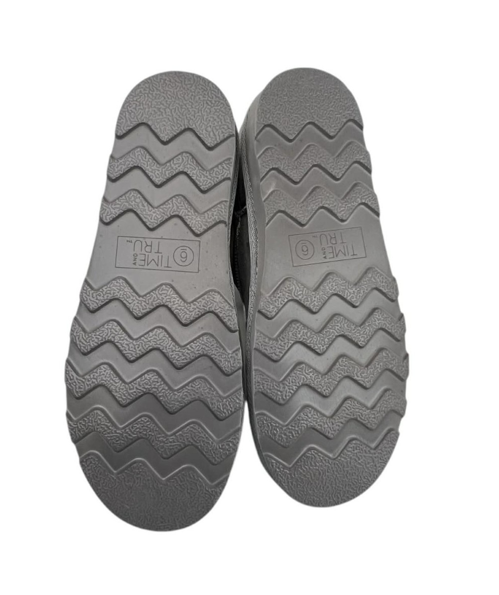 Time and Tru Gray Suede Leather Synthetic Fur Lined Women’s Size 6 Boot NWT