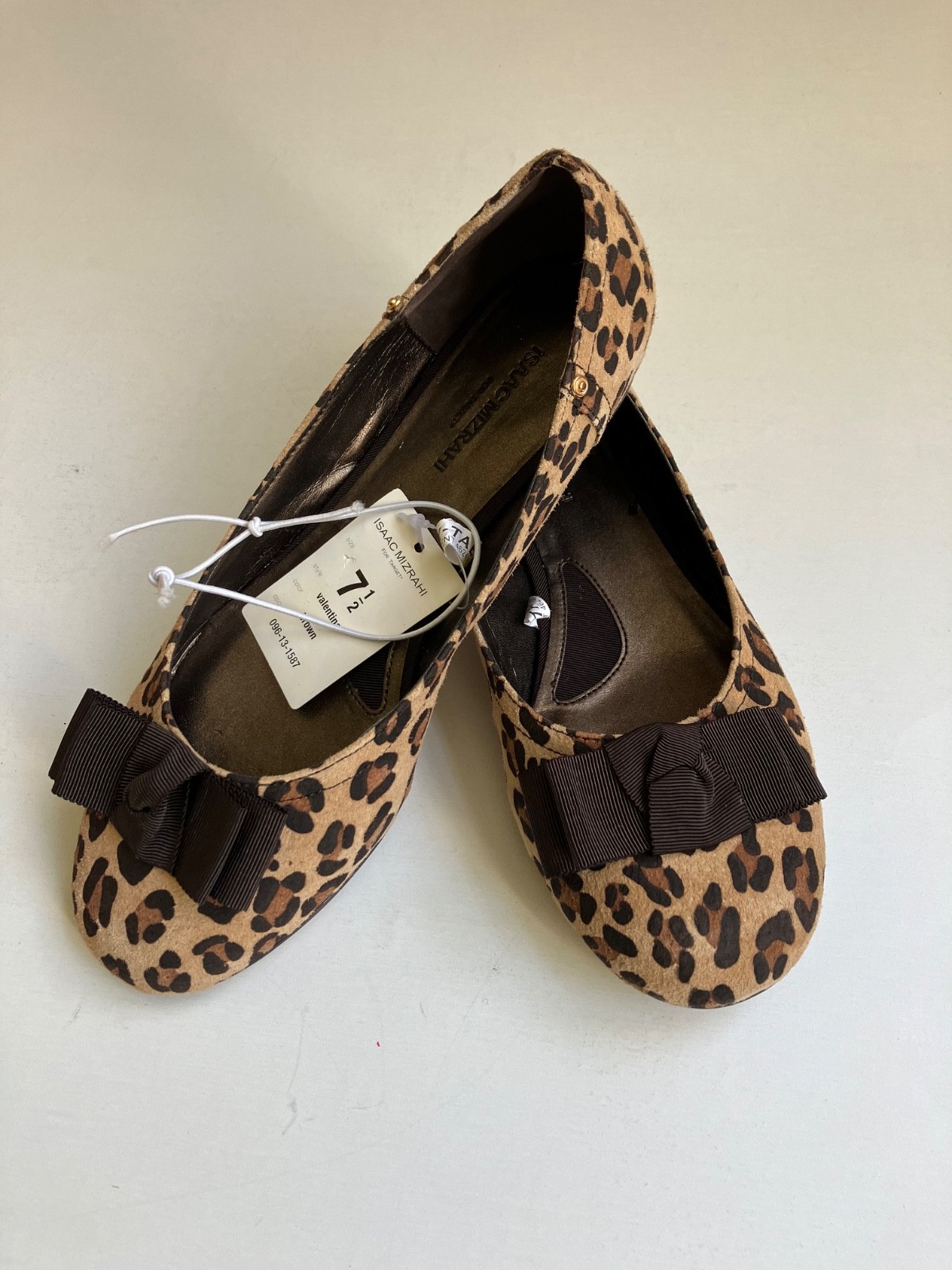 Isaac Mizrahi for Target Leopard Ballet Flats Valentina 7.5 Medium (B,M) New NIB