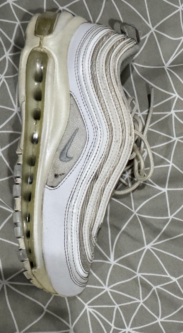 Nike Air Max 97 Pure Platinum White 921733-100 Women’s Size 7 / Mens 5 Shoes