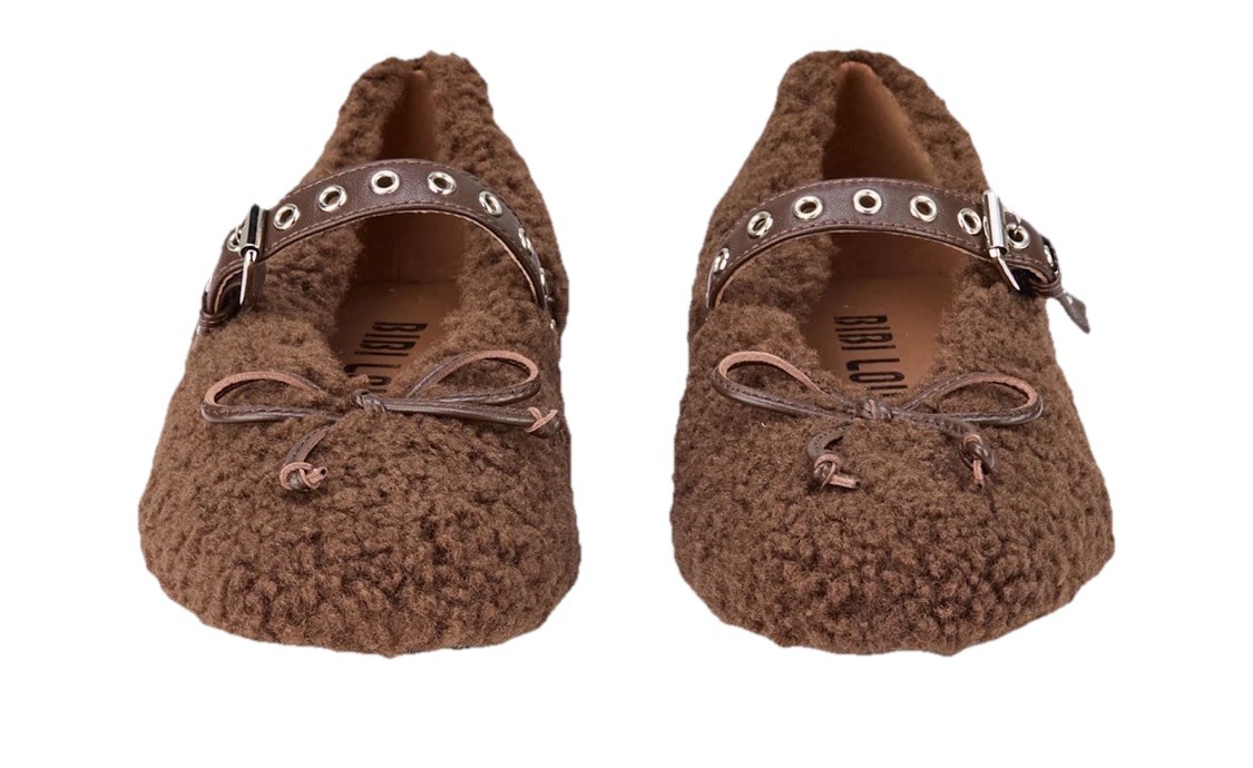 NEW Anthropologie Womens EU37 US 6-6.5 Bibi Lou Mary Jane Ballet Flats Free Ship