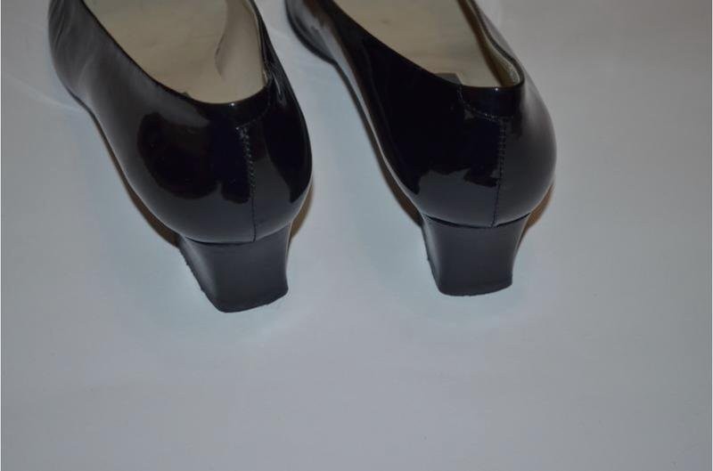 Women Bally heels black leather 37.5 #5KXU
