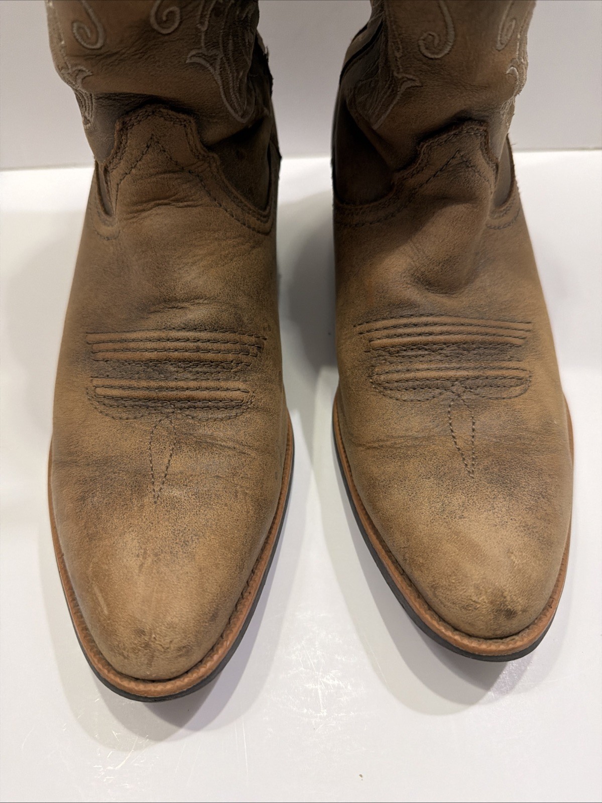 Twisted X WWT0025 Brown Leather Women Western Cowgirl STITCHED Boots 9.5 B