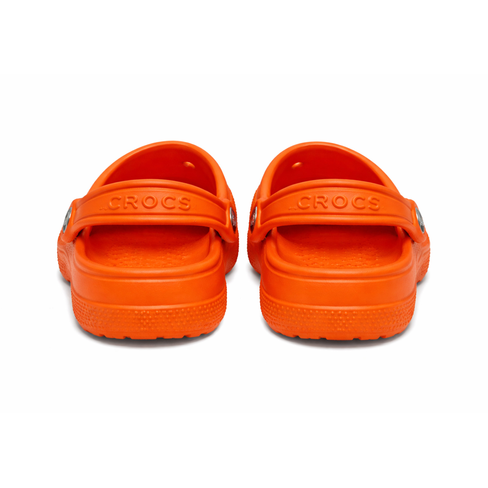 Crocs Classic Clog Slip-On Orange Unisex Adult Water-Friendly Light Sandals