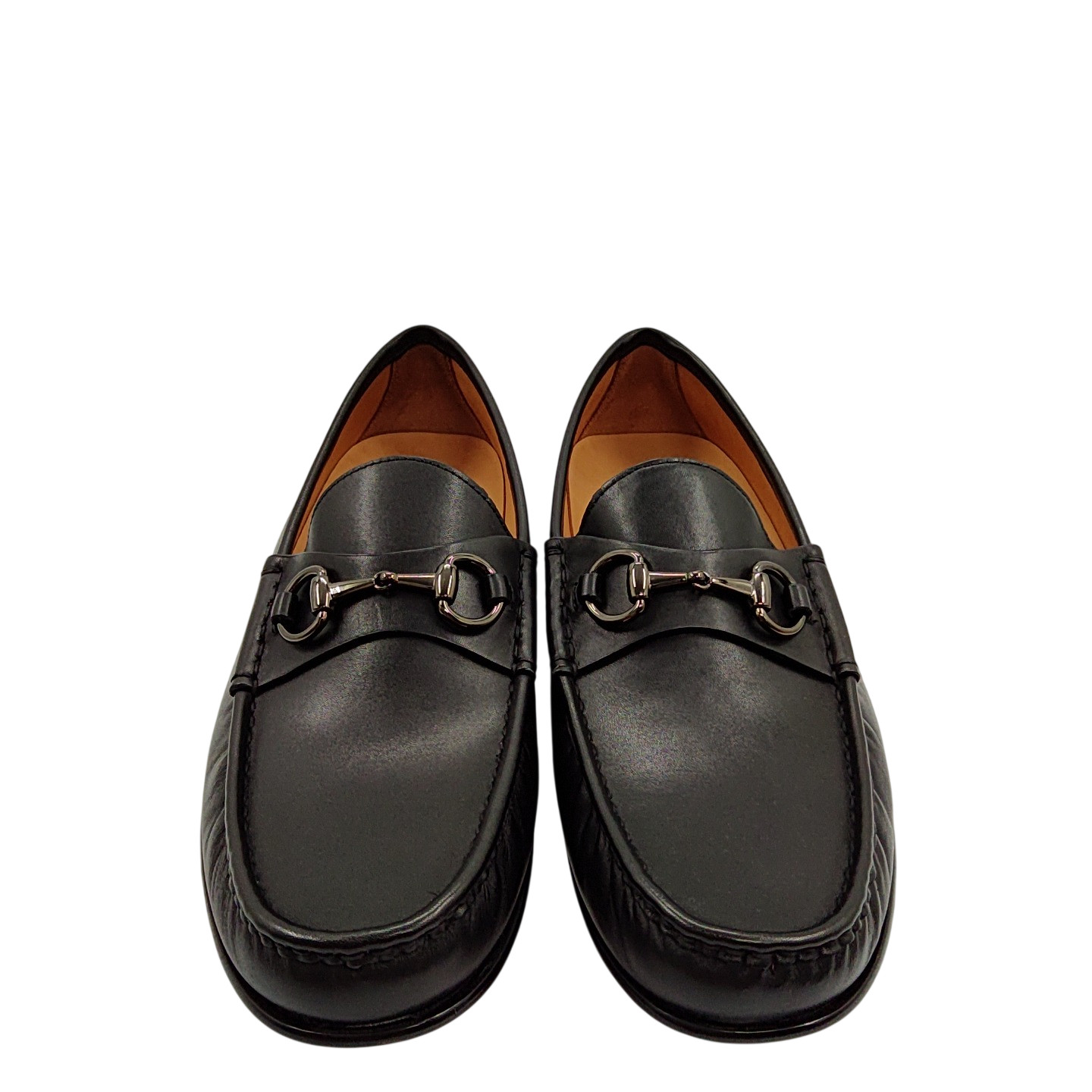 Quince Calfskin Leather Horsebit Loafer Black Shoes 11.5