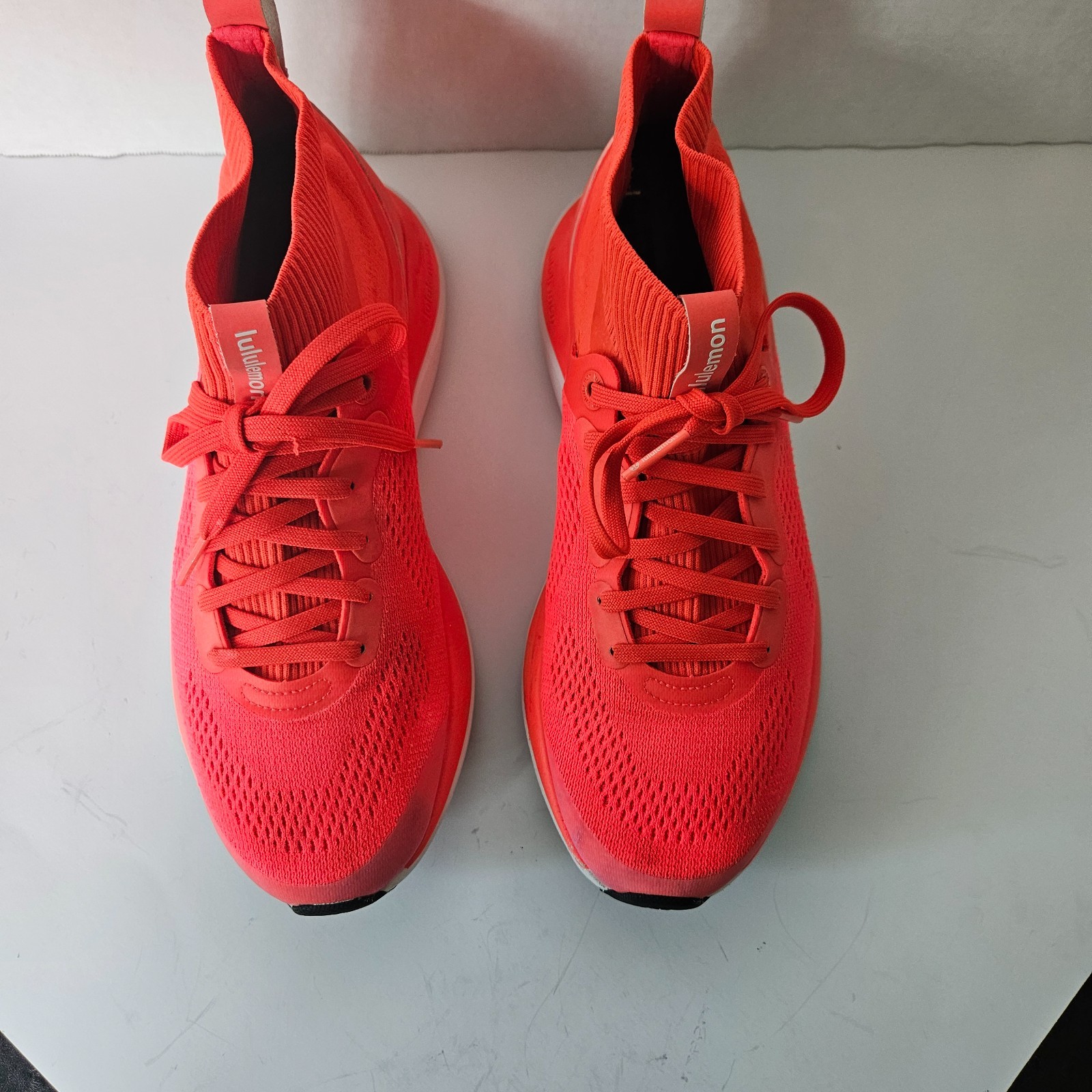 Lululemon Chargefeel Mid Workout Shoe Size 8 Flare Orange Red Cross Training