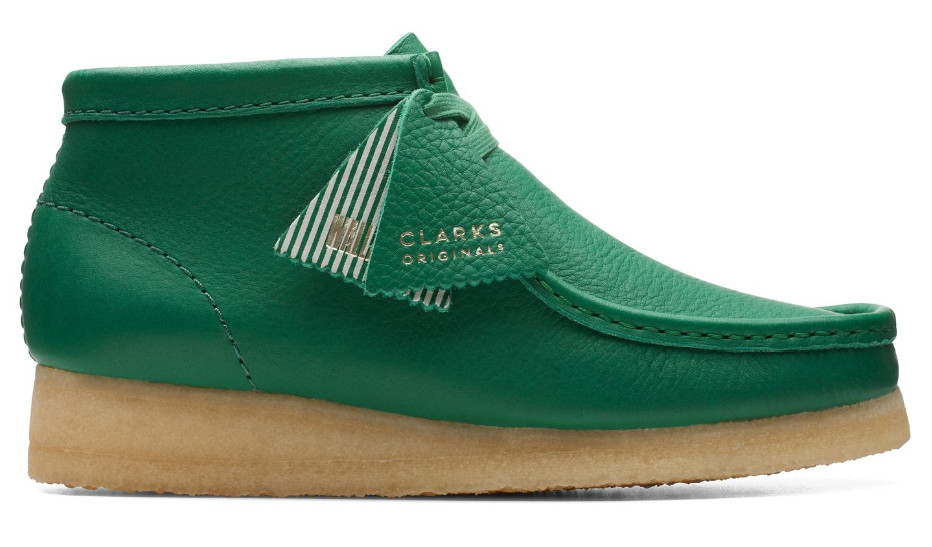 Clarks – Wallabee Boot – Castus Green Leather (WOMEN’S) – 26173234
